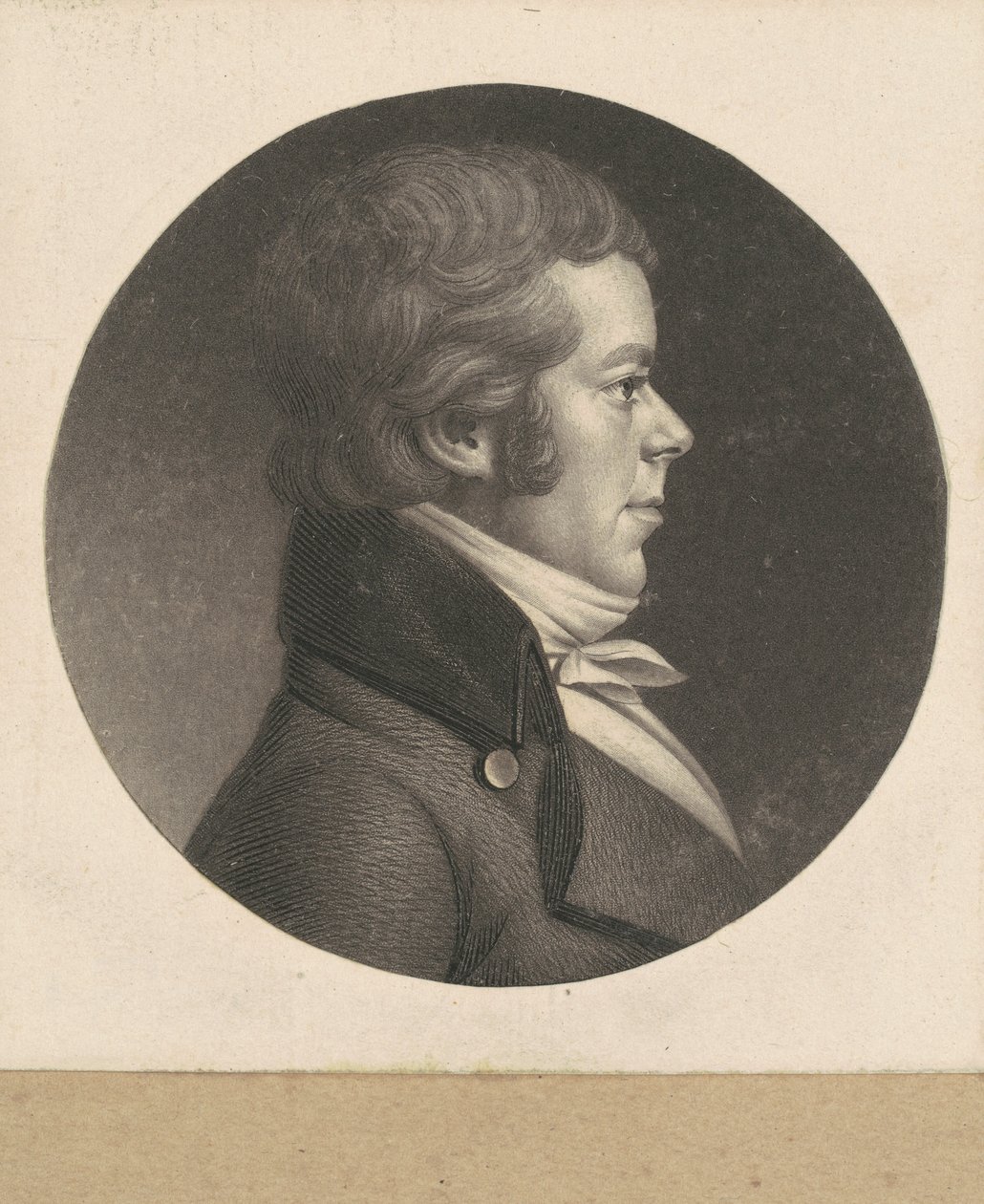 Homme non identifié - Charles B. J. Févret de Saint Mémin