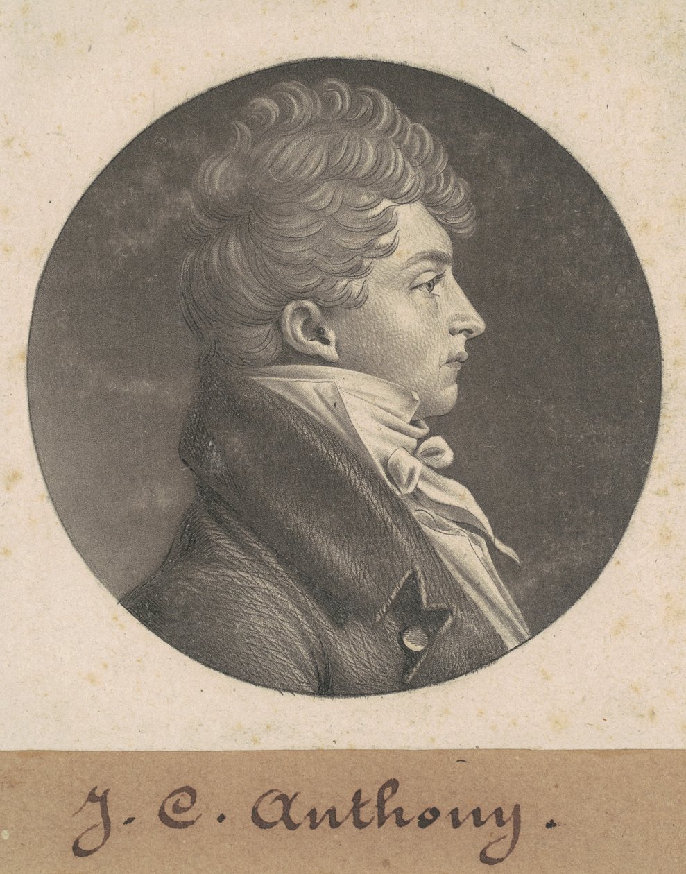Homme non identifié - Charles B. J. Févret de Saint Mémin