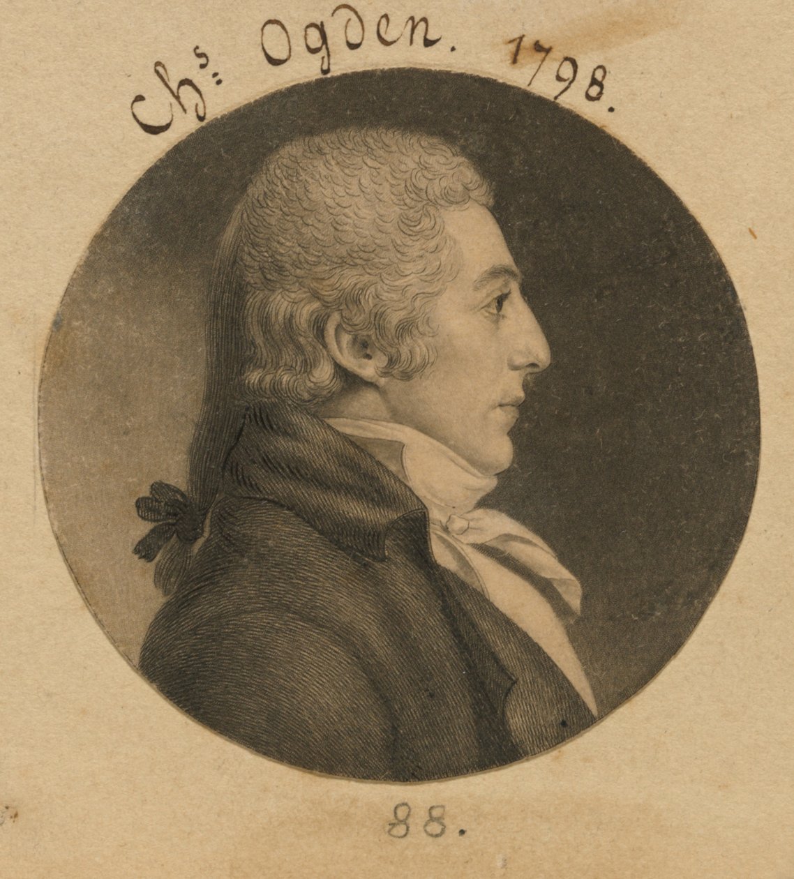 Abraham Ogden, Jr. - Charles Balthazar Julien Févret de Saint-Mémin