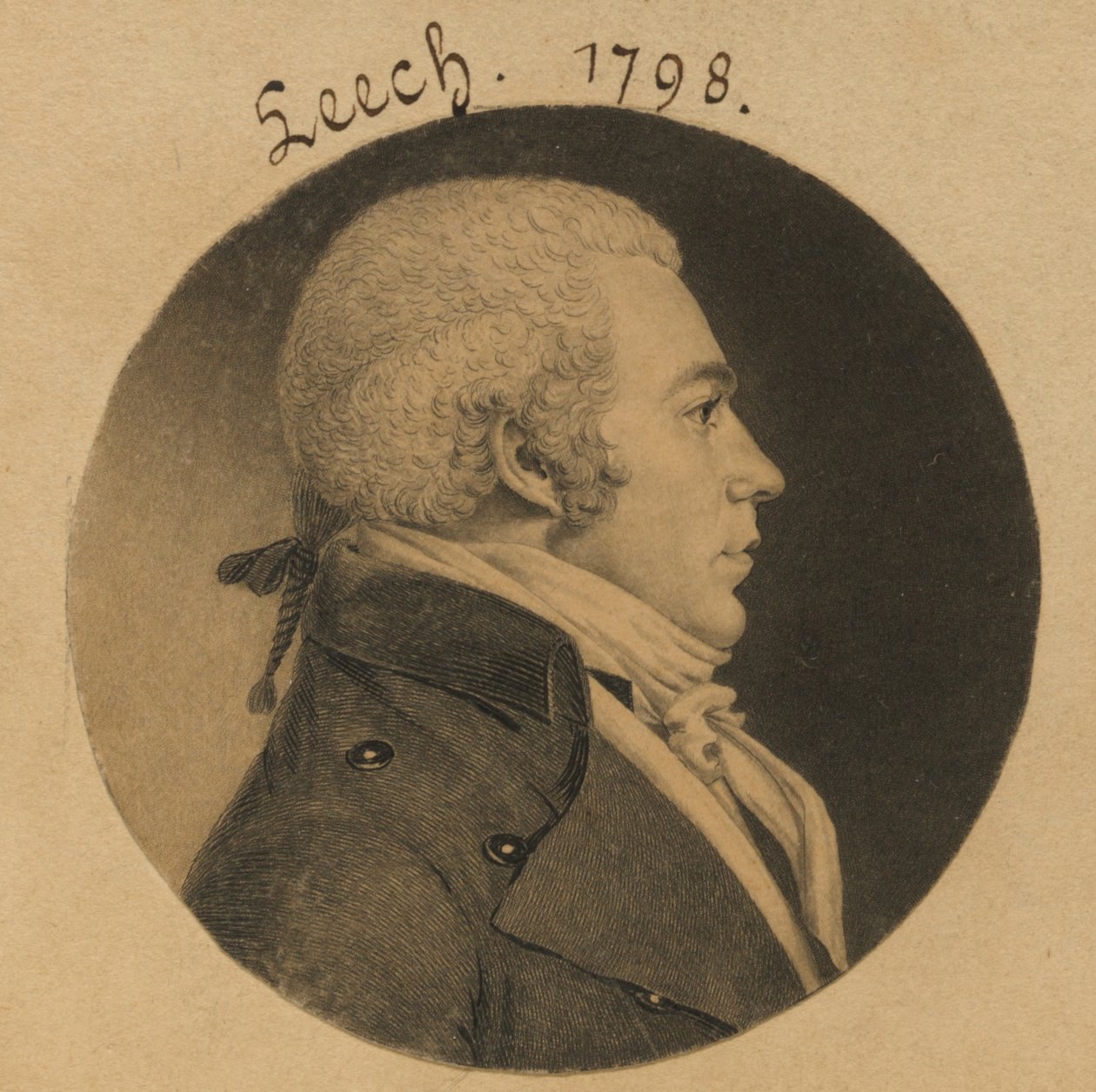 Blutegel - Charles Balthazar Julien Févret de Saint-Mémin