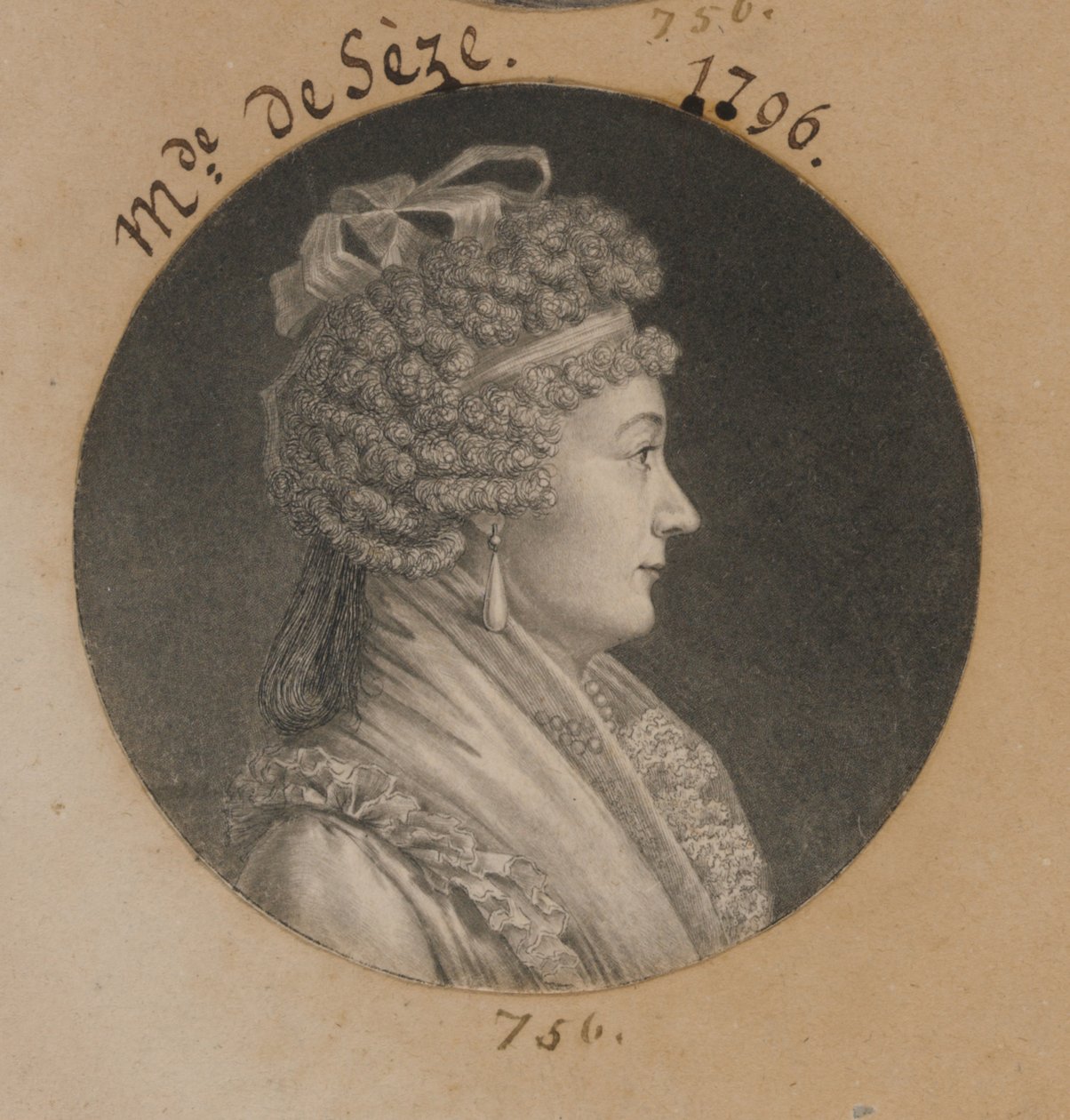 Madame de Sèze - Charles Balthazar Julien Févret de Saint-Mémin