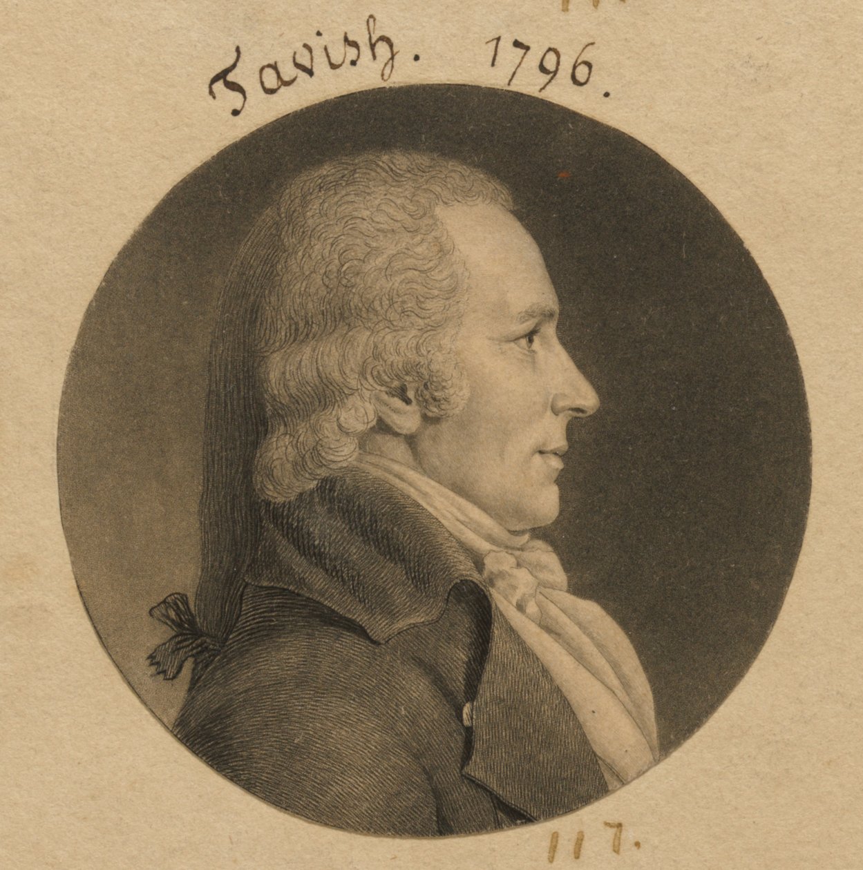 Peut-être Tavish ou John McTavish - Charles Balthazar Julien Févret de Saint-Mémin