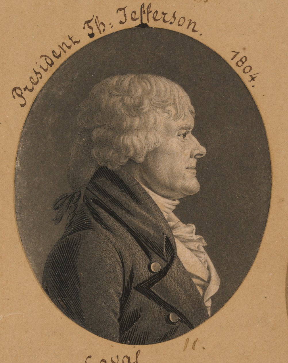 Thomas Jefferson - Charles Balthazar Julien Févret de Saint-Mémin