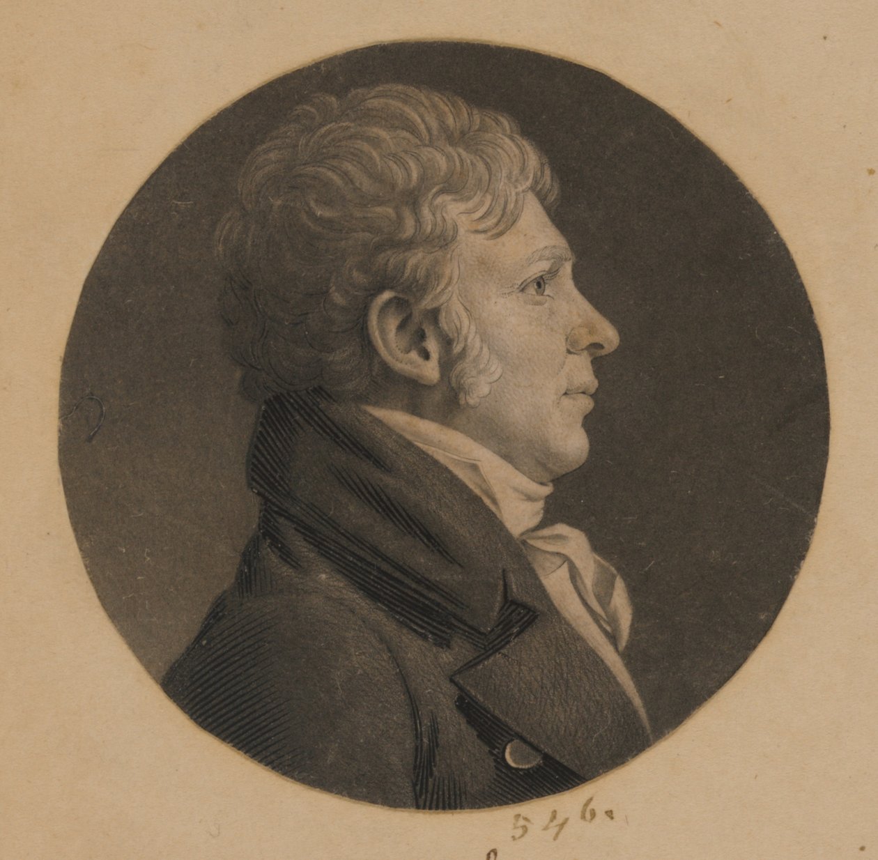 Un homme non identifié - Charles Balthazar Julien Févret de Saint-Mémin