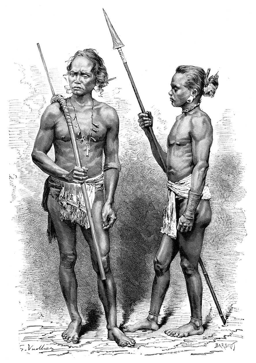 Peuple Moi, Indonésie, 1895 - Charles Barbant