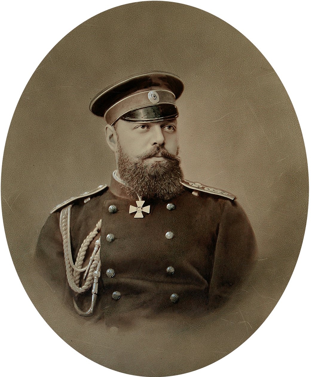 Portrait du tsar Alexandre III de Russie - Charles Bergamasco