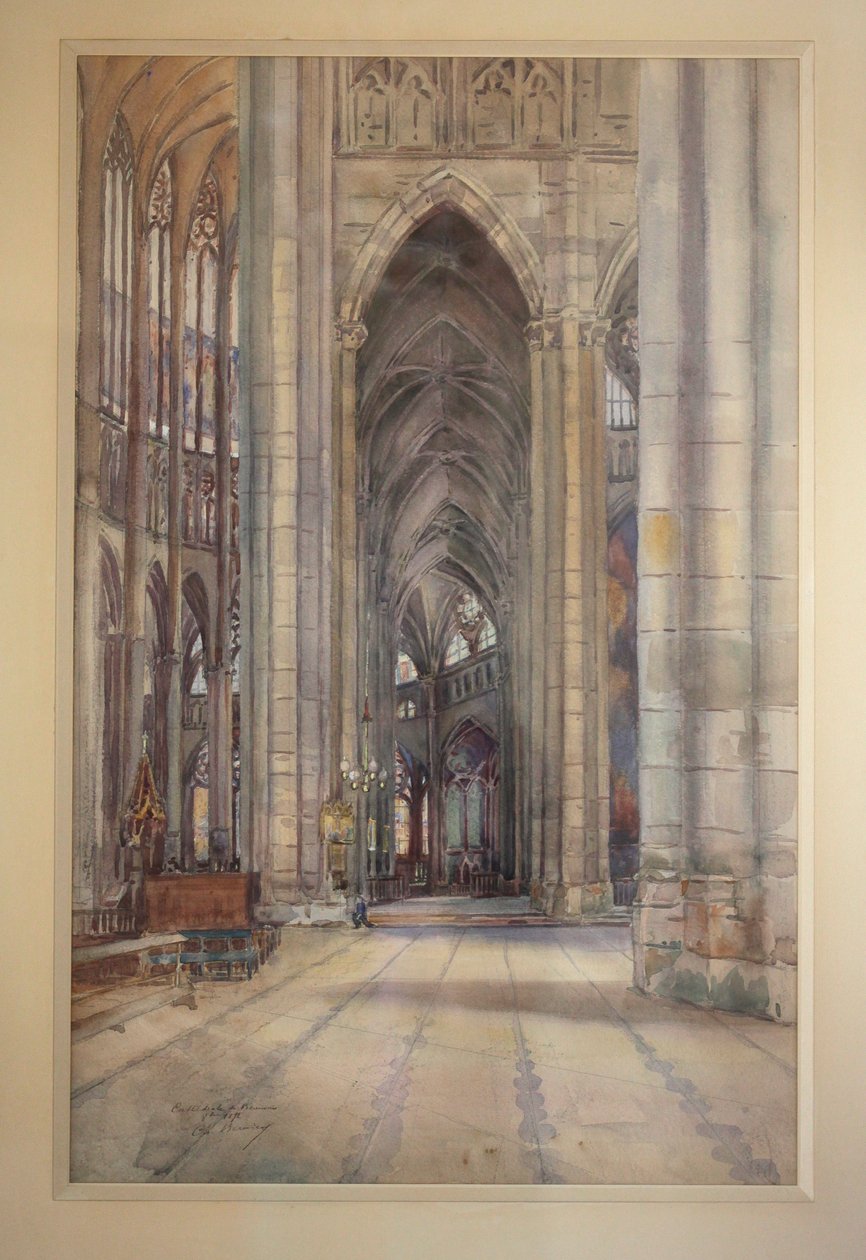 Intérieur de la cathédrale de Beauvais, c.1896 - Charles Bernier