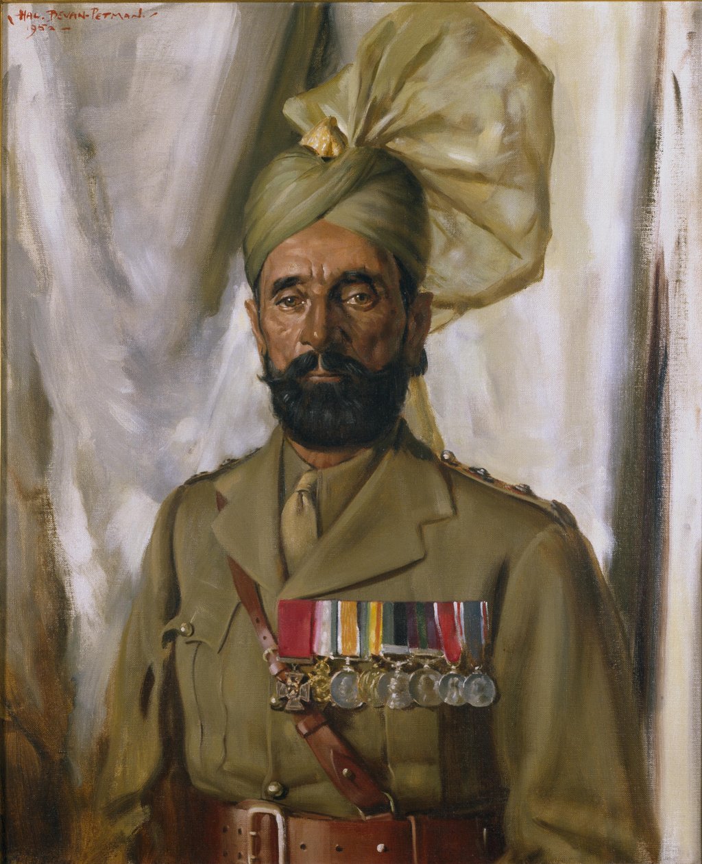 Subadar Khudadad Khan VC, 10e régiment de Baluch, c.1914-35 - Charles Bevan