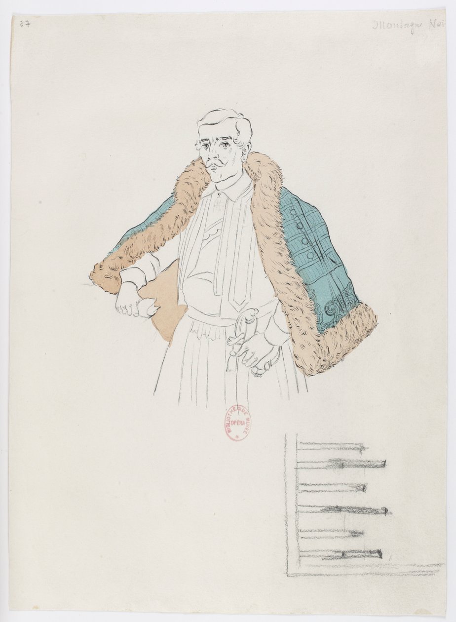 Holmès - La montagne noire - costume designs by Charles Bianchini - 27. (Costume) - Charles Bianchini