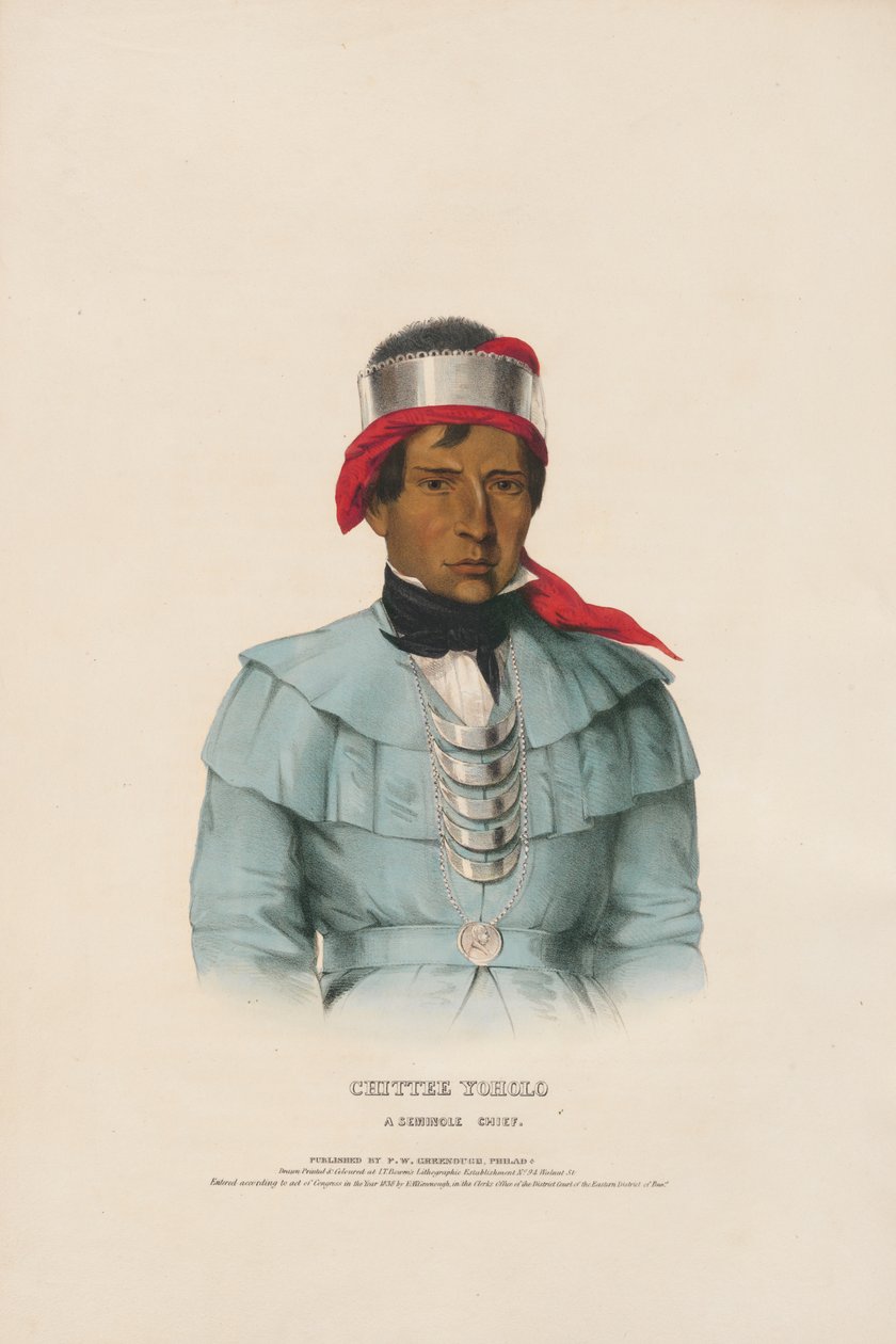 Chittee Yoholo – Un chef séminole - Charles Bird King
