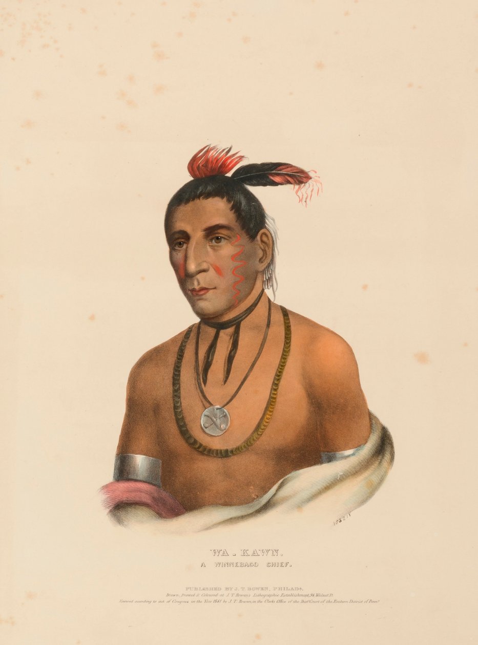 WA-KAWN, CHEF WINNEBAGO, extrait de l