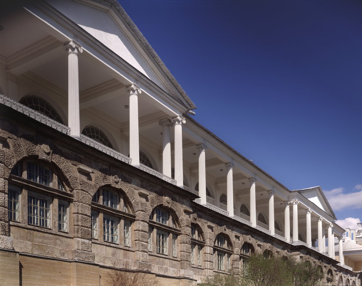 Galerie Cameron au Palais Catherine à Tsarskoïe Selo. Colonnade de l