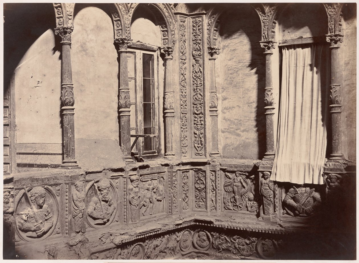Zaragoza, Patio de la Casa Conocida con el Nombre de los Infantes - Charles Clifford