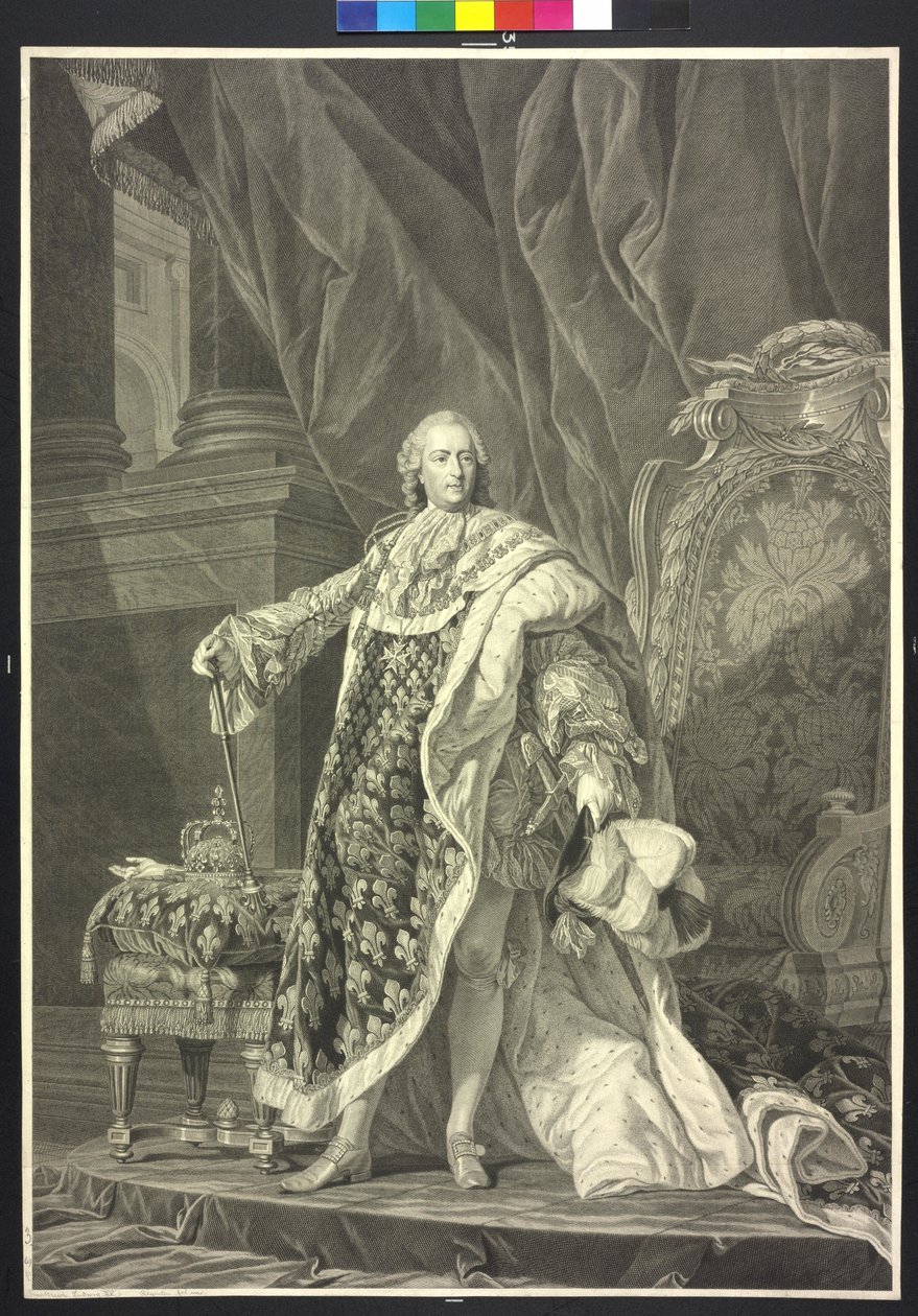 Roi de France Louis XV - Charles-Clément Bervic