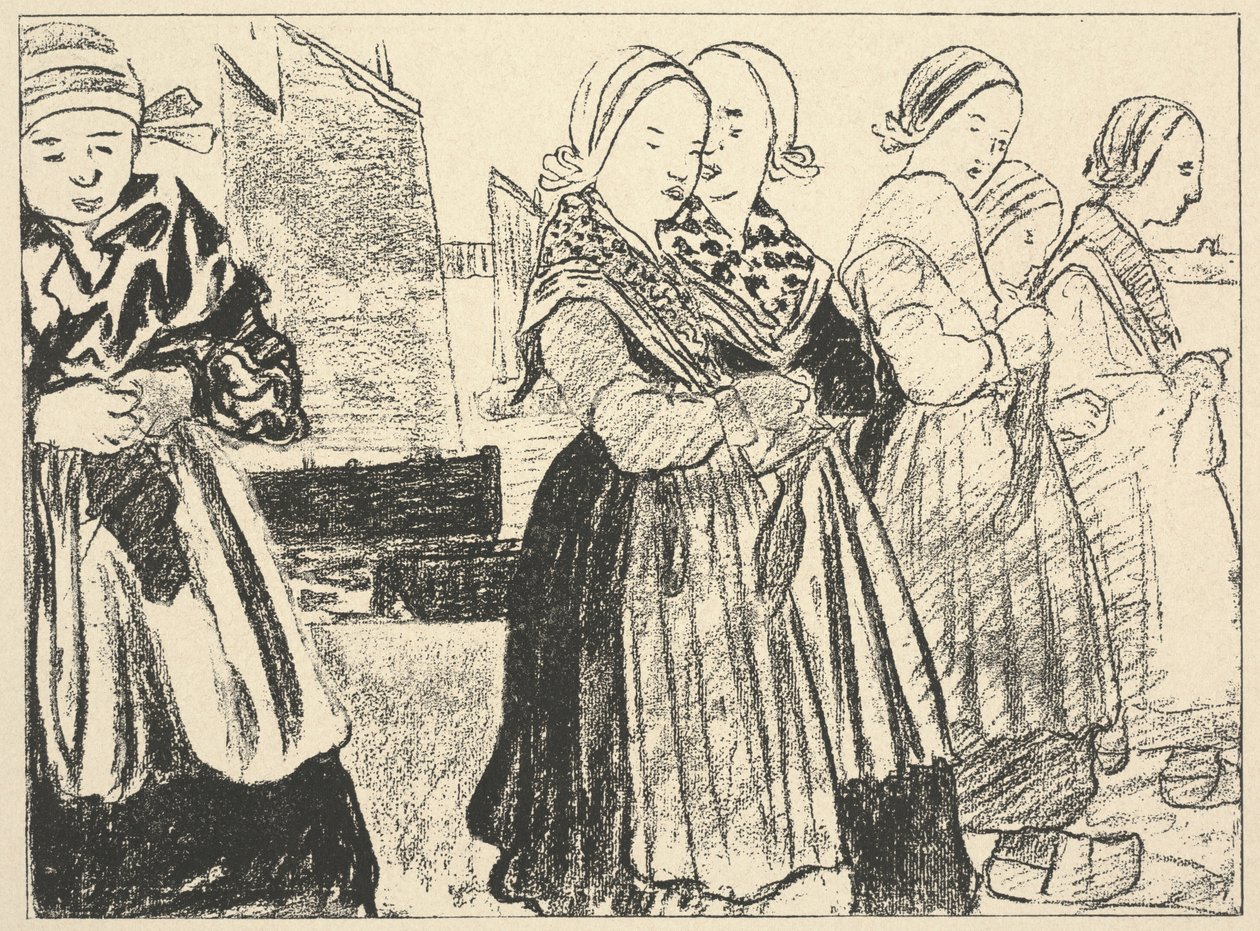 Femmes bretonnes (Bretonnes) - Charles Cottet
