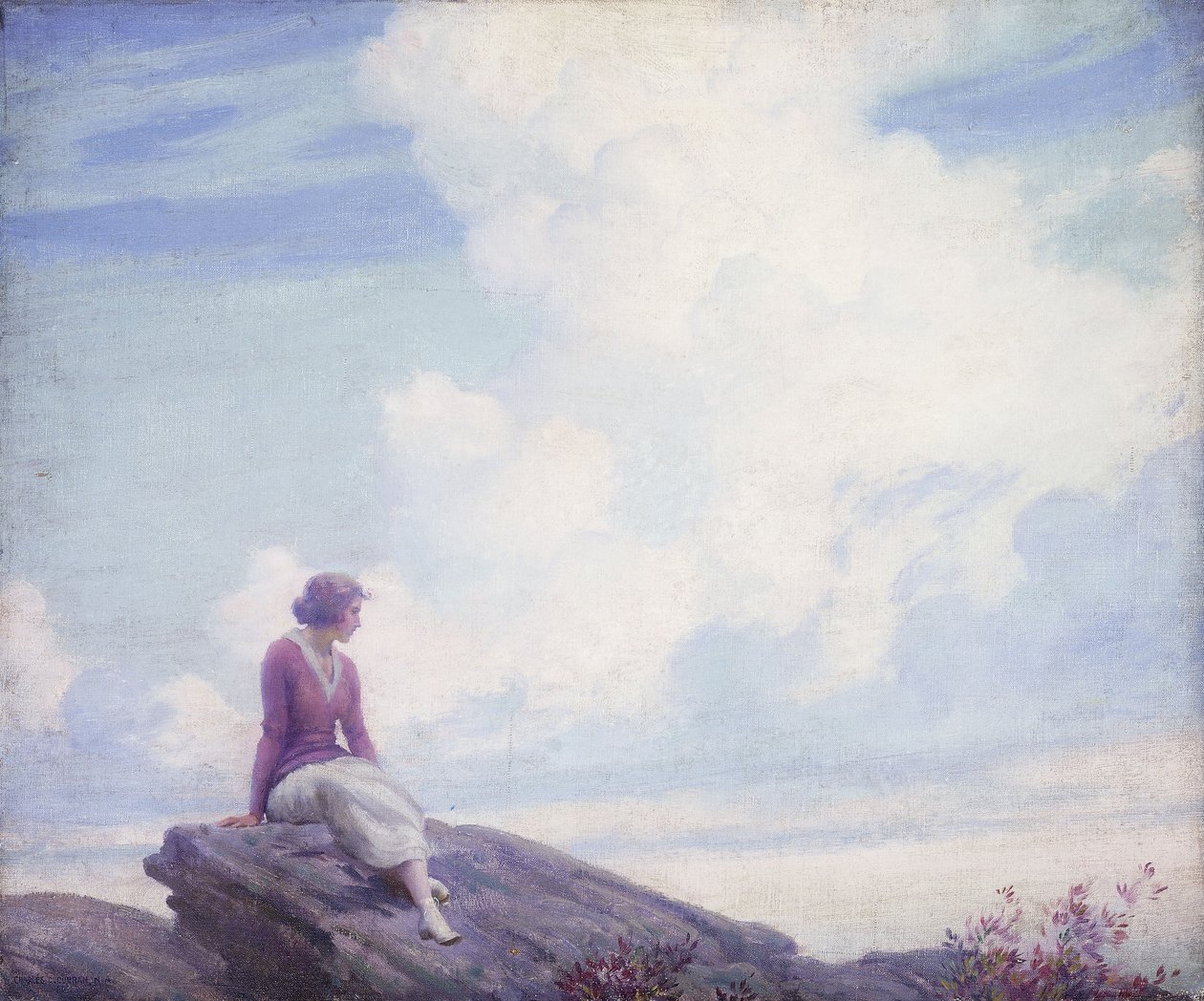 Le nuage rose - Charles Courtney Curran