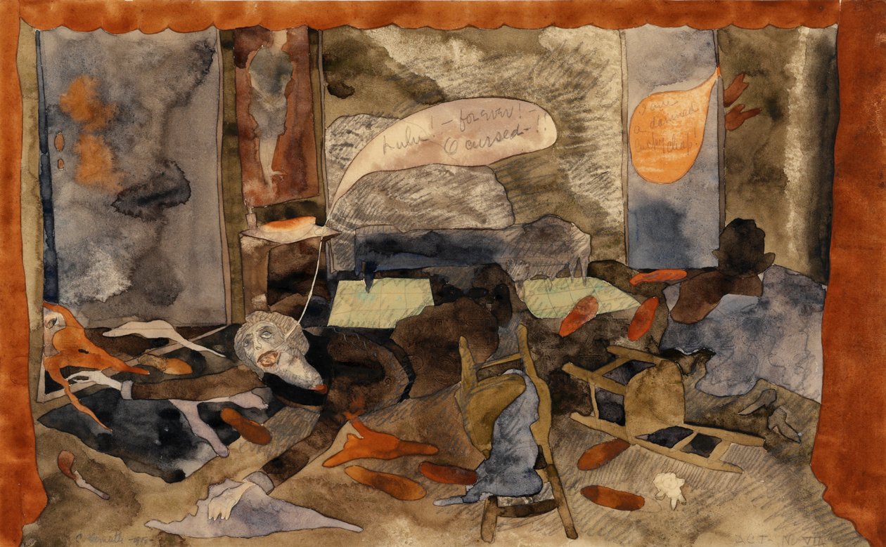 Mort de la Comtesse Gerschutz Lulu - Charles Demuth