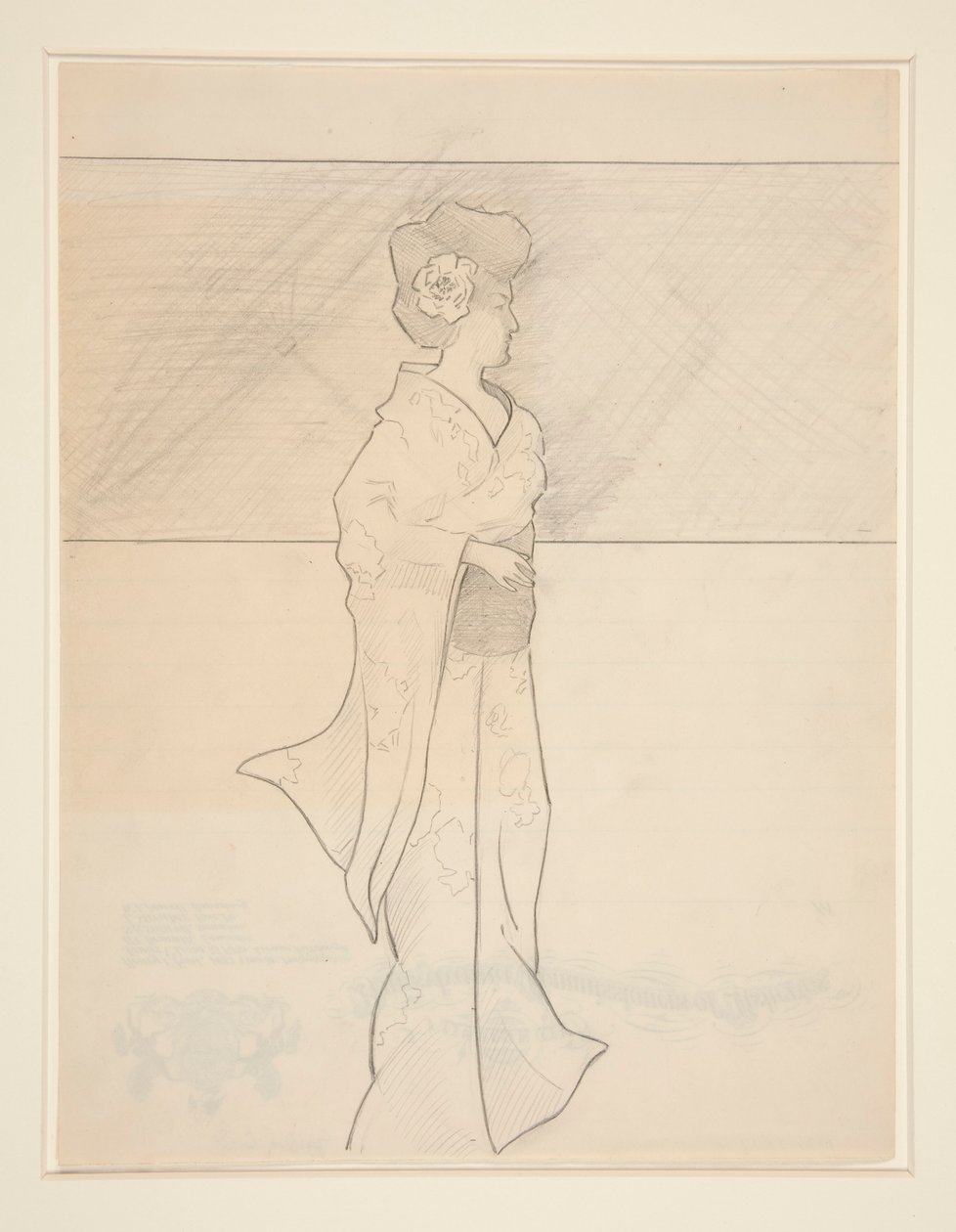 Dame japonaise - Charles Demuth