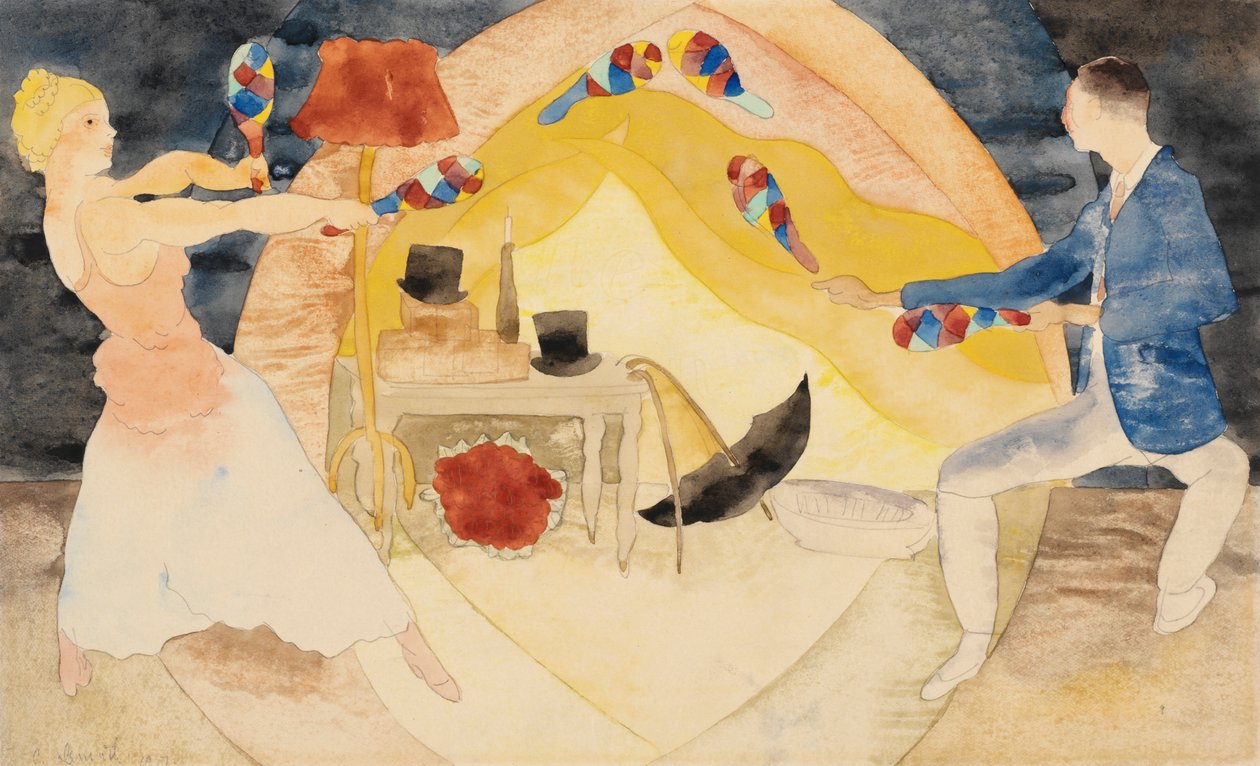 Jongleurs avec des massues indiennes - Charles Demuth