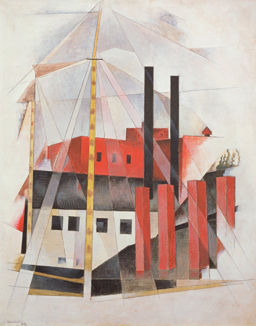 Vacances des déménageurs de piano, 1919 - Charles Demuth