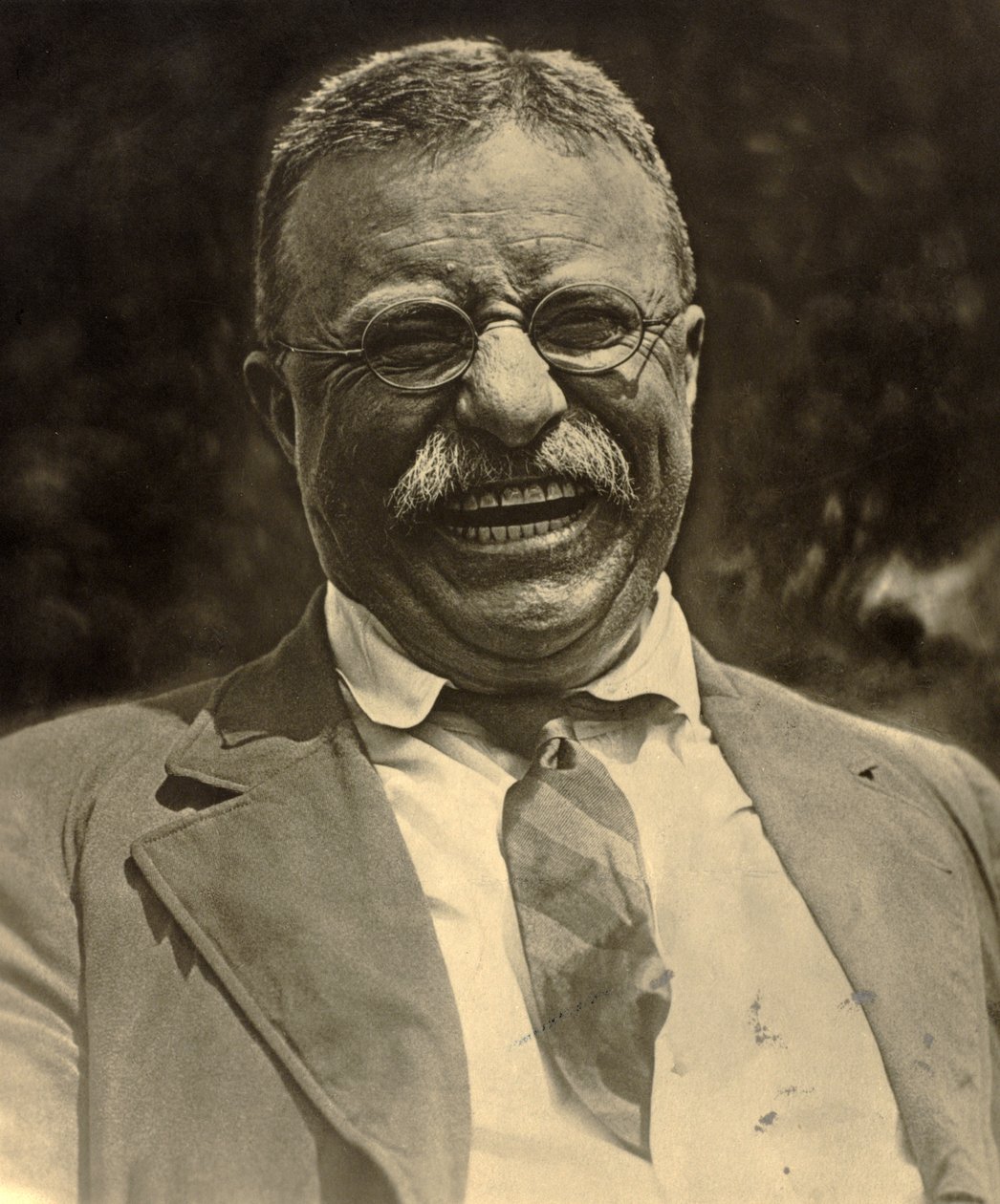 Theodore Roosevelt riant, c.1910 - Charles Duprez