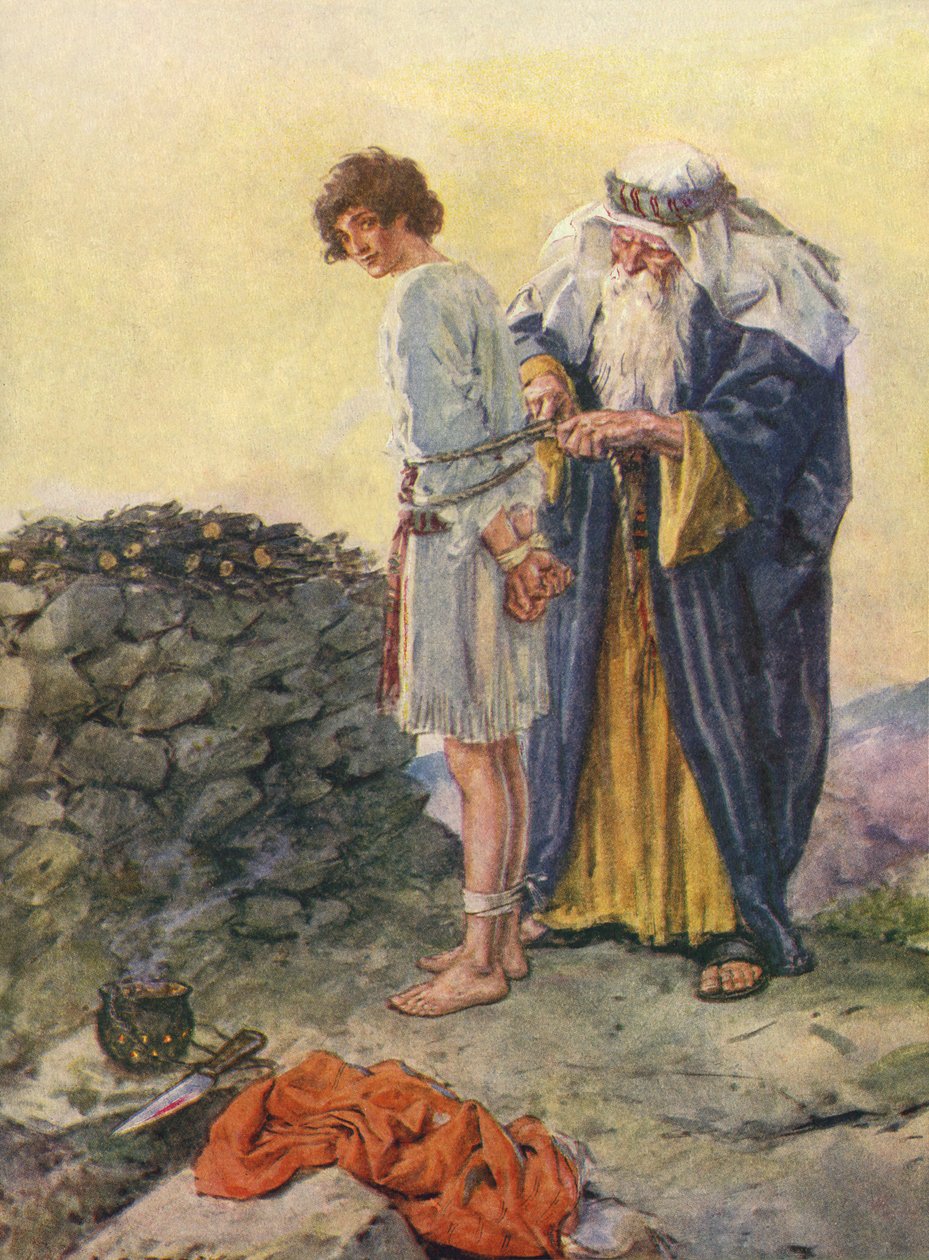 Abraham lie Isaac en sacrifice - Charles Edmund Brock
