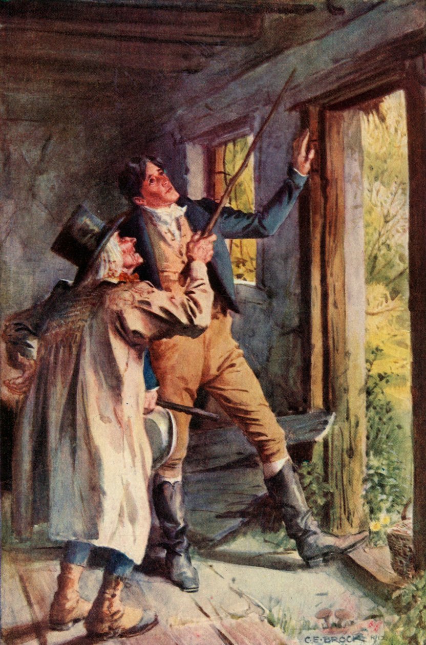 Il a pointé vers une agrafe en fer rouillée, 1928 - Charles Edmund Brock