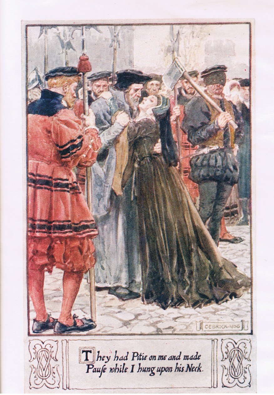 Ils ont eu pitié de moi et ont fait une pause pendant que je pendais à son cou - Charles Edmund Brock