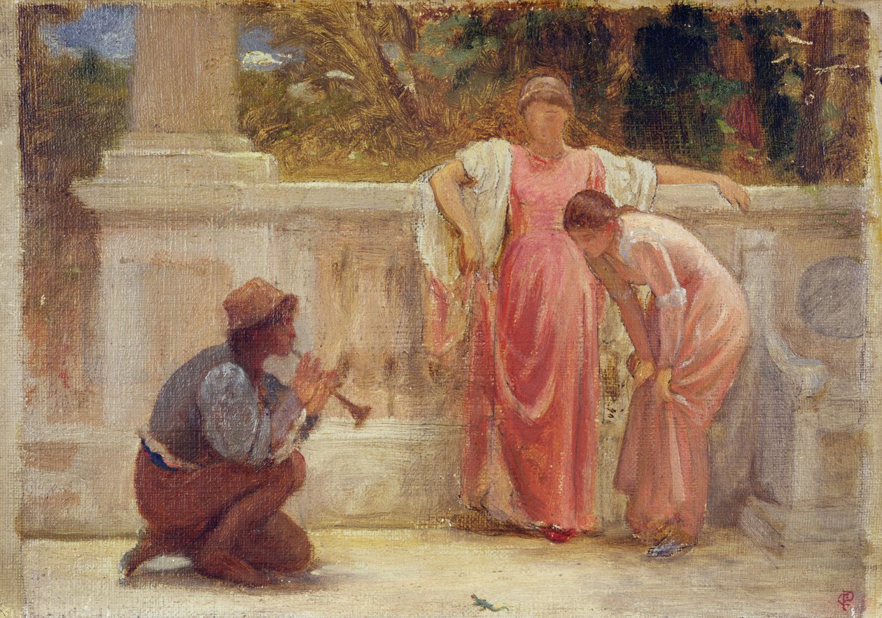 Le lézard vert, 1902 - Charles Edward Perugini
