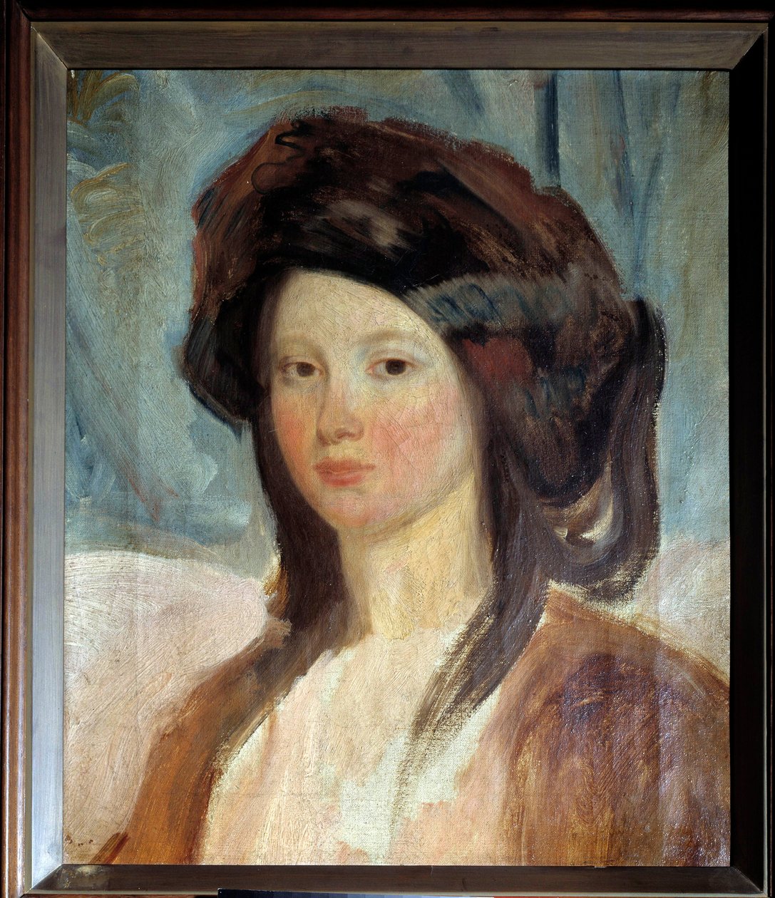 Portrait de Juliette Drouet (1806-1883), actrice et maîtresse de Victor Hugo - Charles Emile Callande de Champmartin