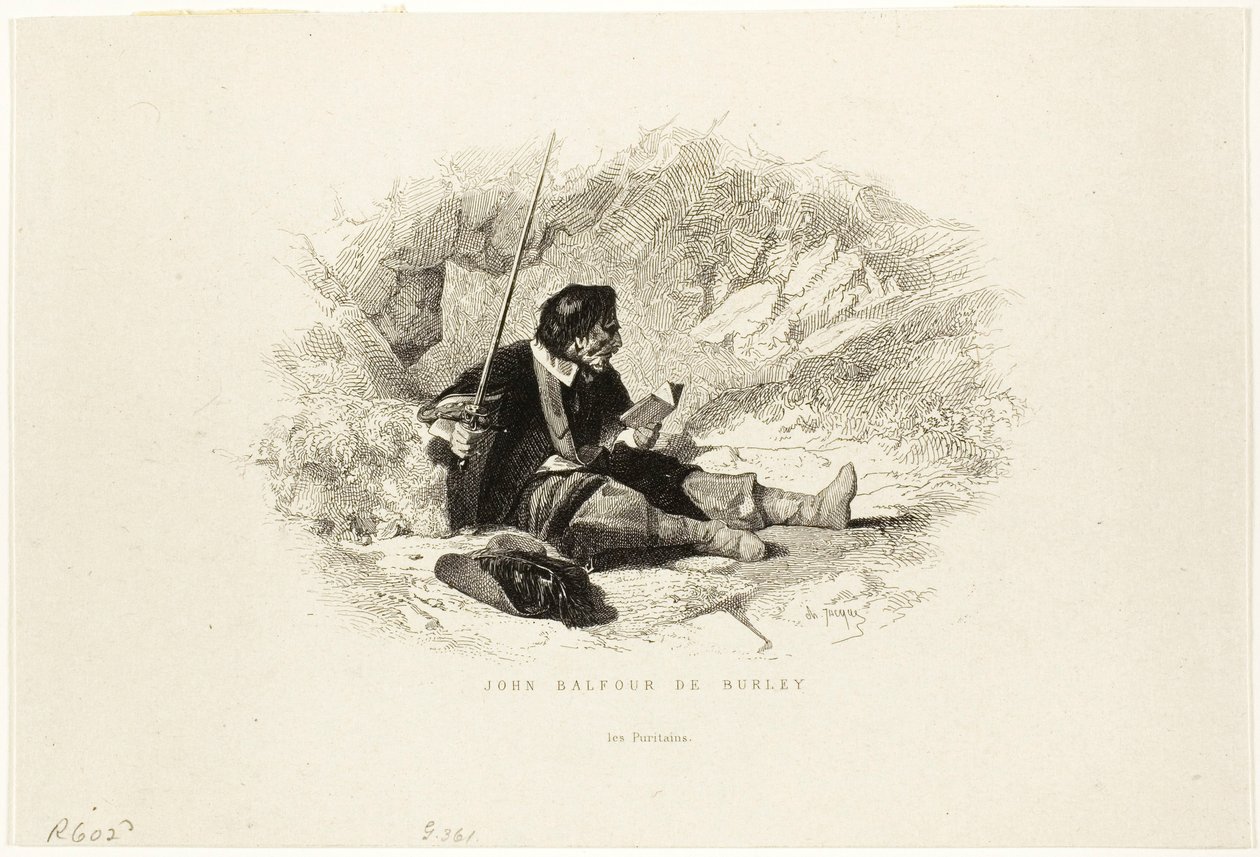John Balfour de Burley - Les Puritains - Charles Emile Jacque