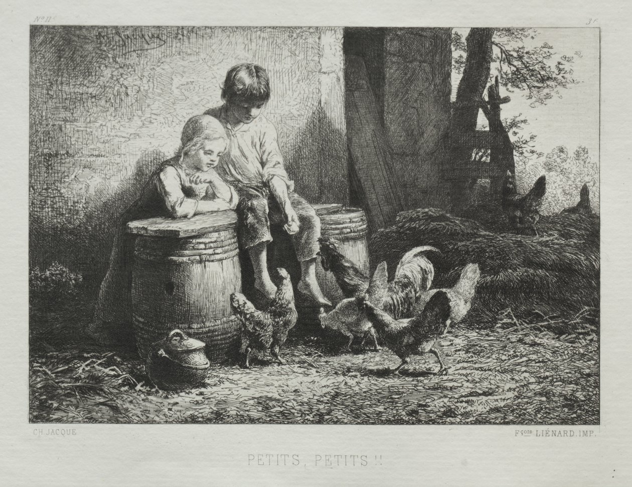Petite, Petite - Charles Emile Jacque