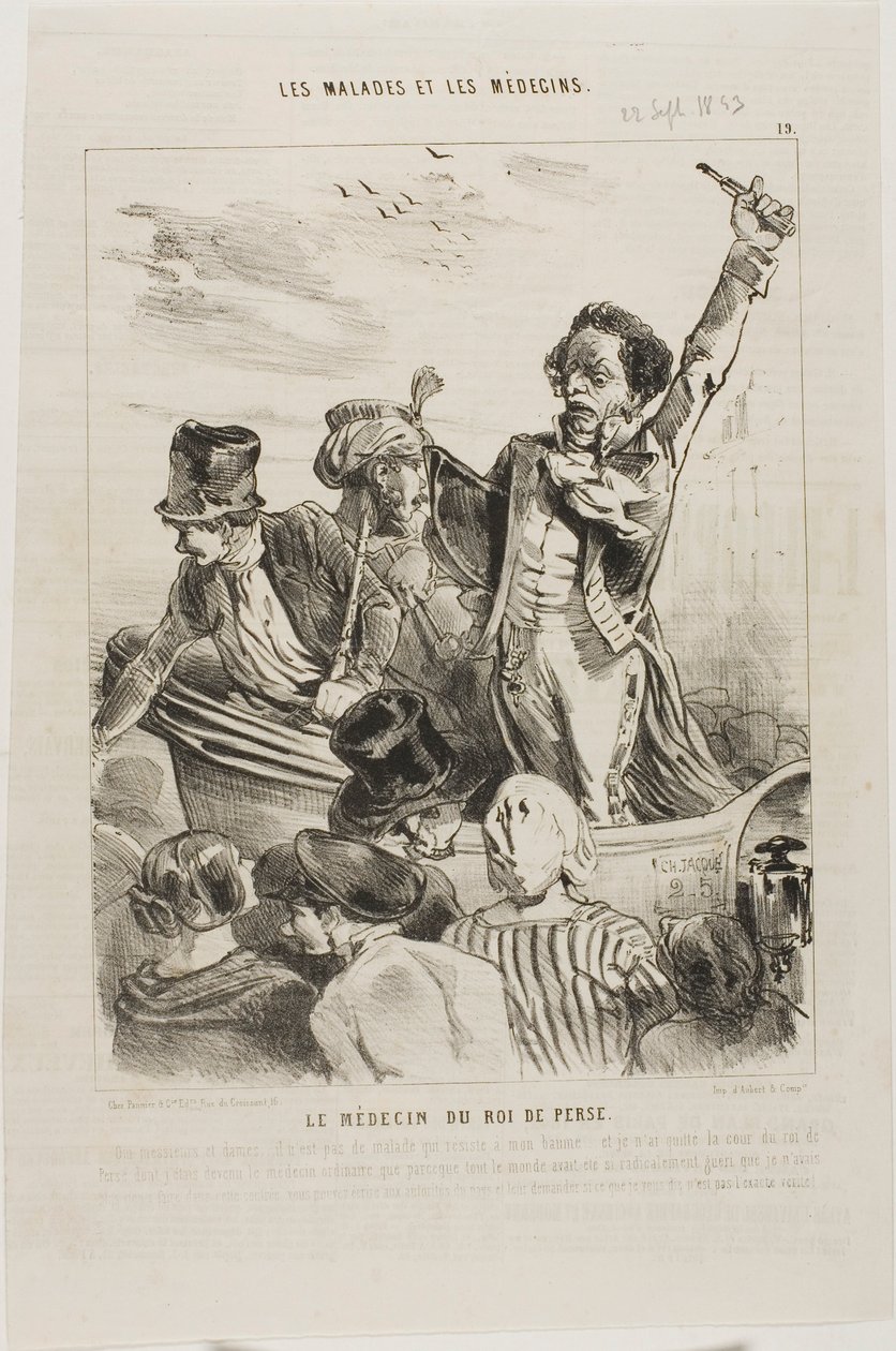 Le médecin du roi de Perse (planche 19) - Charles Emile Jacque