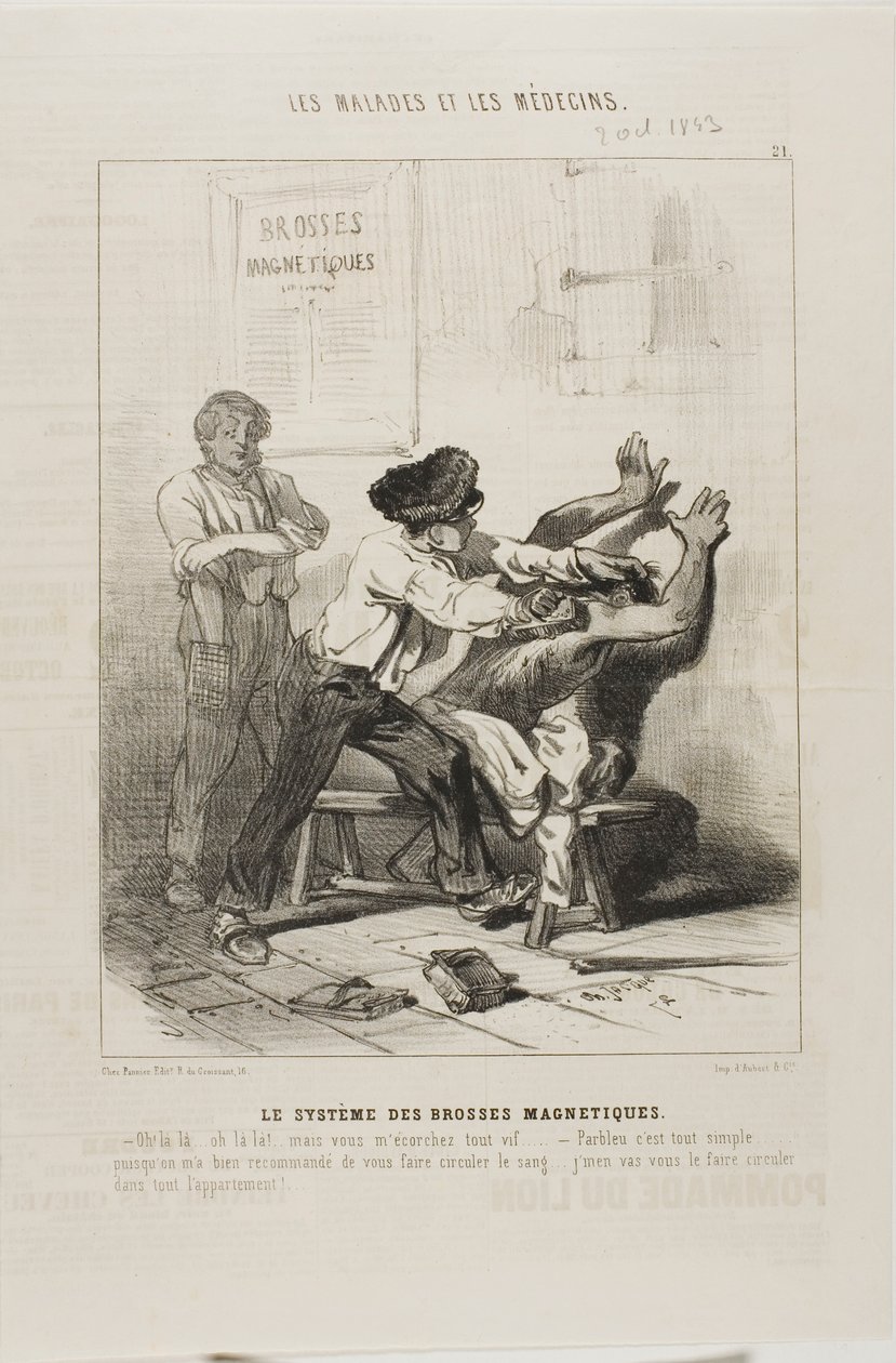La méthode du pinceau magnétique (planche 21) - Charles Emile Jacque