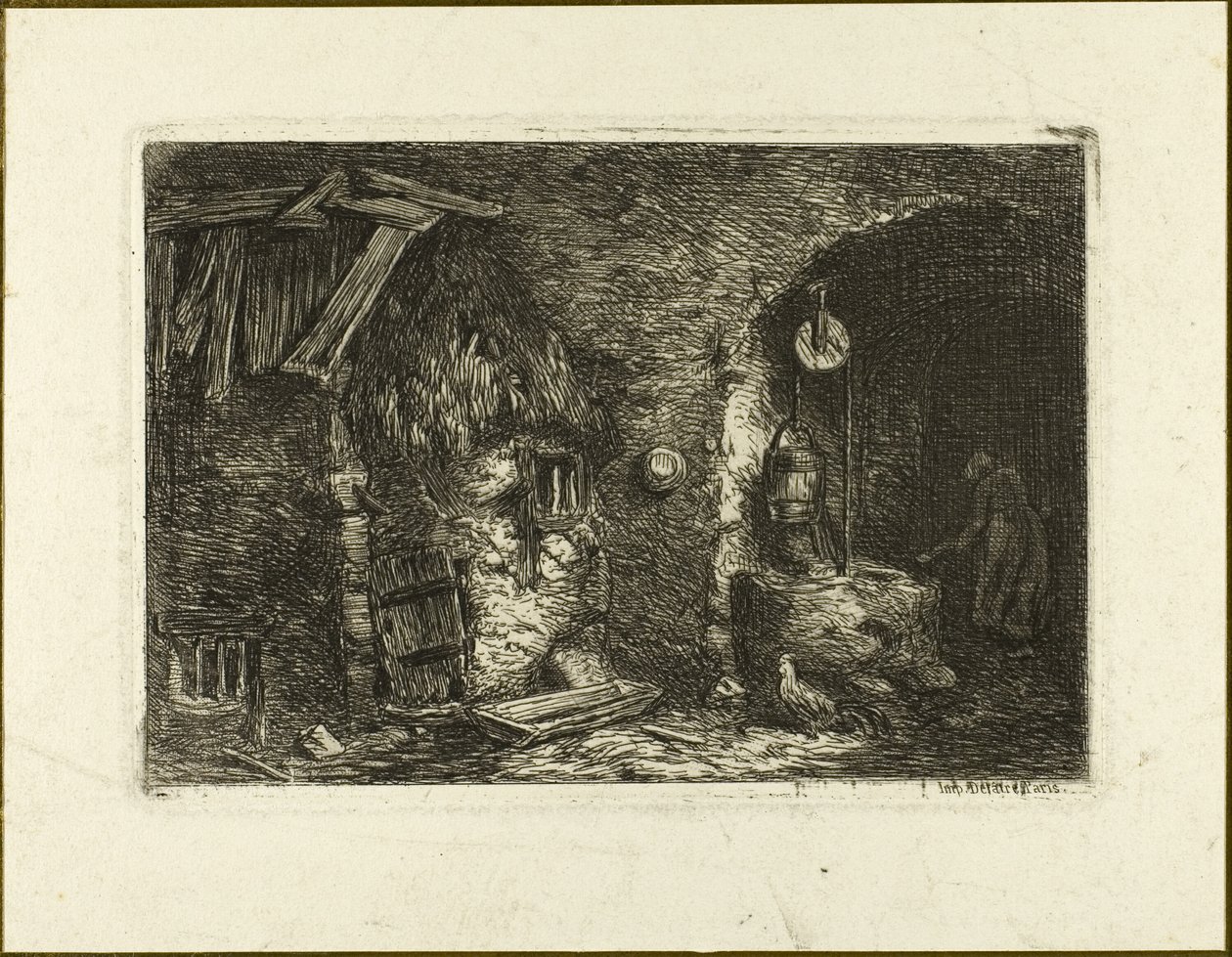 Le Puits - Charles Emile Jacque