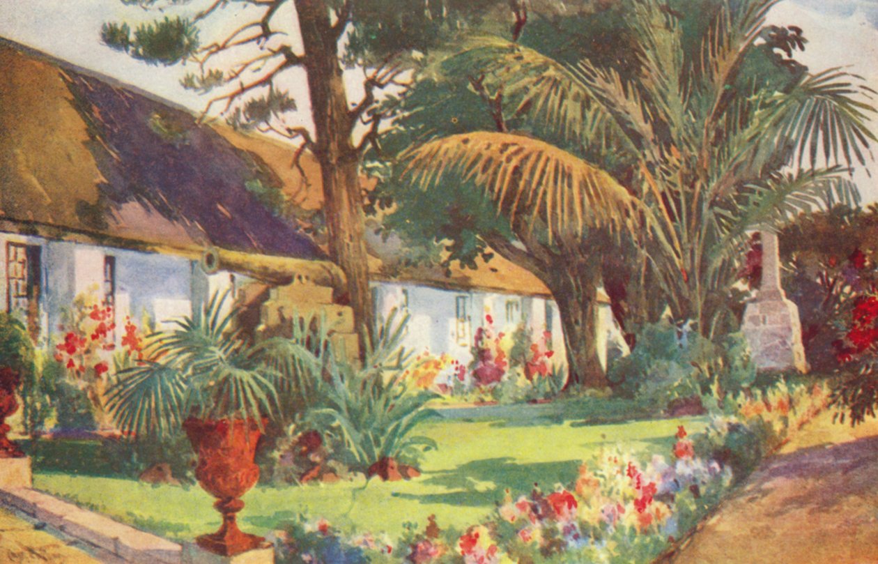 Le vieux fort de Durban (lithographie couleur) - Charles Ernest Peers