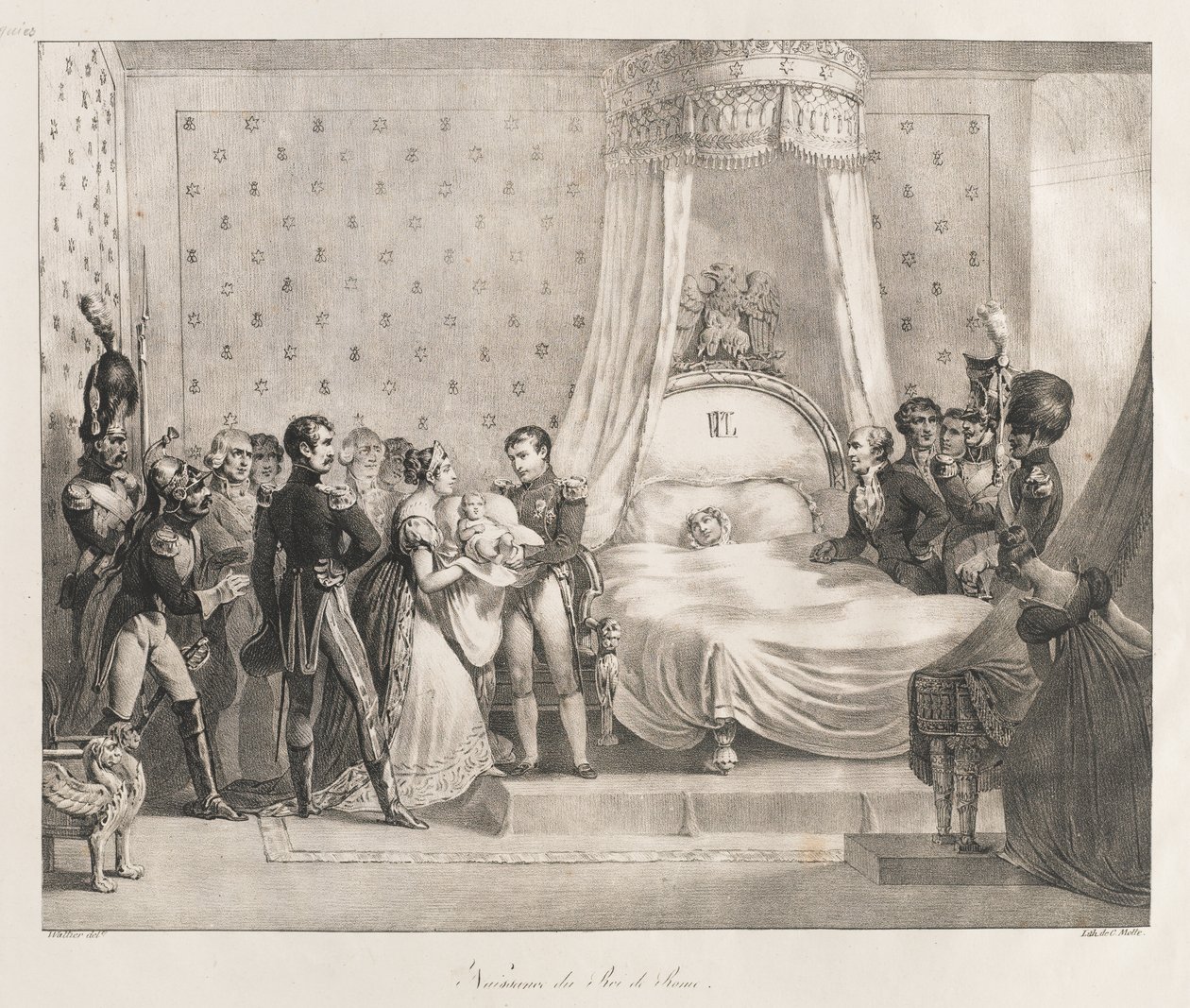 Naissance du Roi de Rome, début du XIXe siècle - Charles Etienne Pierre Motte