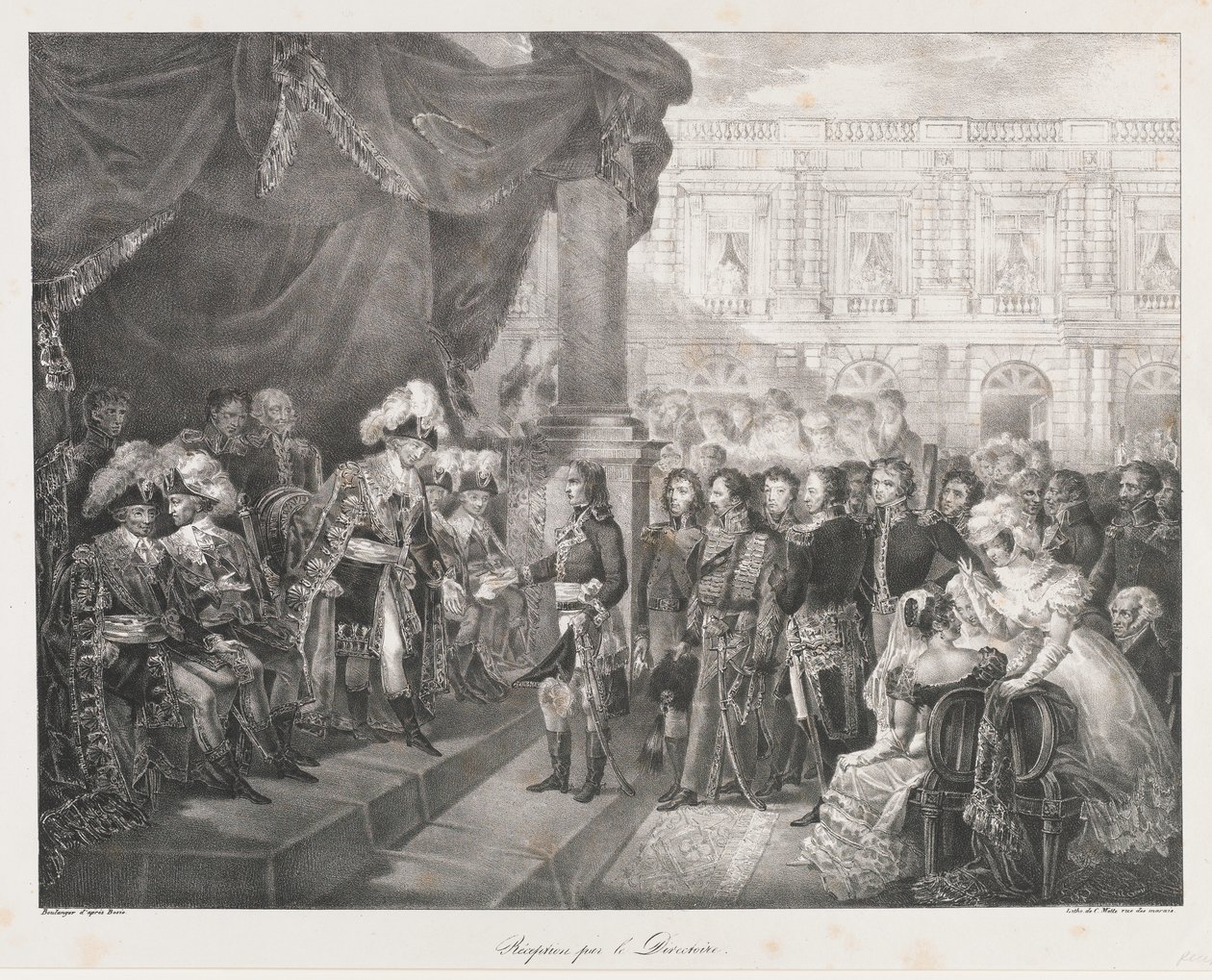 Réception par le Directoire, début du 19ème siècle - Charles Etienne Pierre Motte