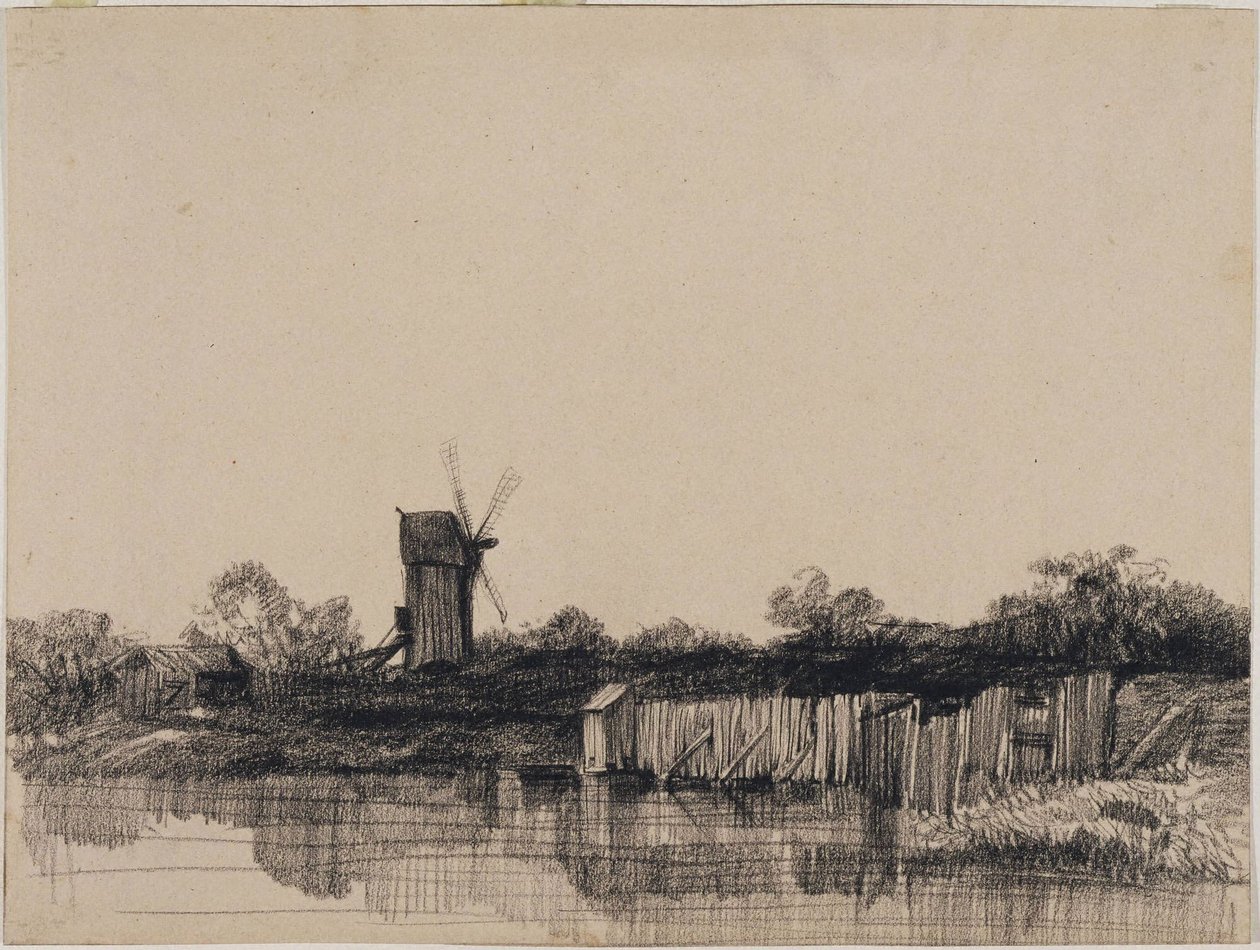 Scène en Hollande - Charles Francois Daubigny