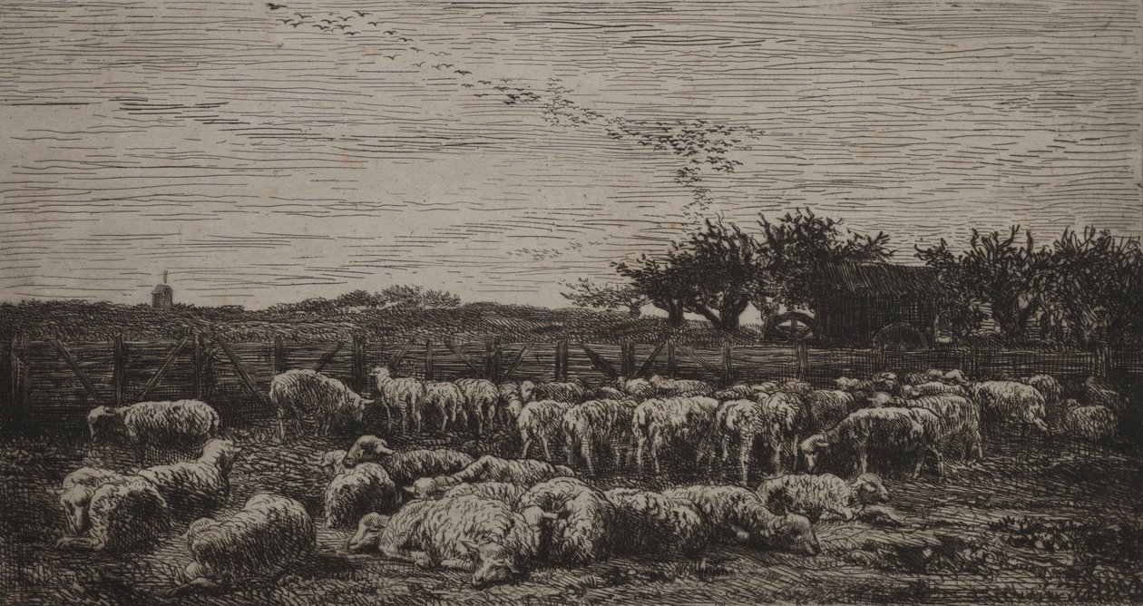 La Grande Bergerie, 1860 - Charles Francois Daubigny