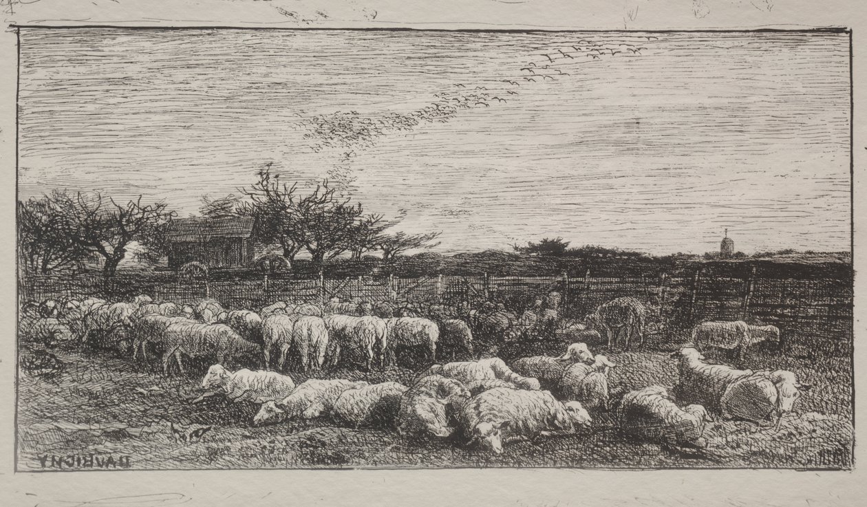La grande bergerie - Charles Francois Daubigny