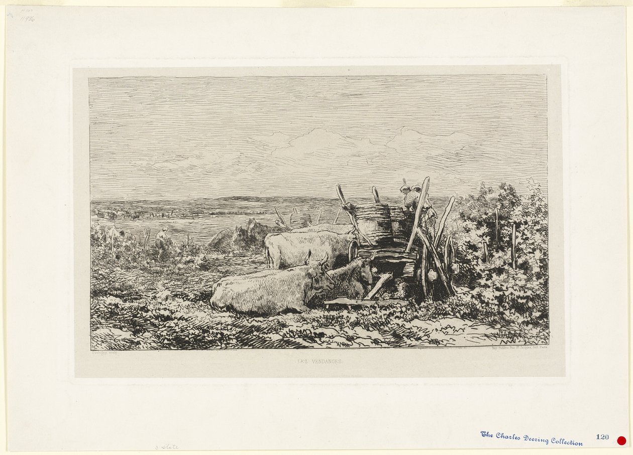 La Vendange (Souvenir du Morvan) - Charles Francois Daubigny