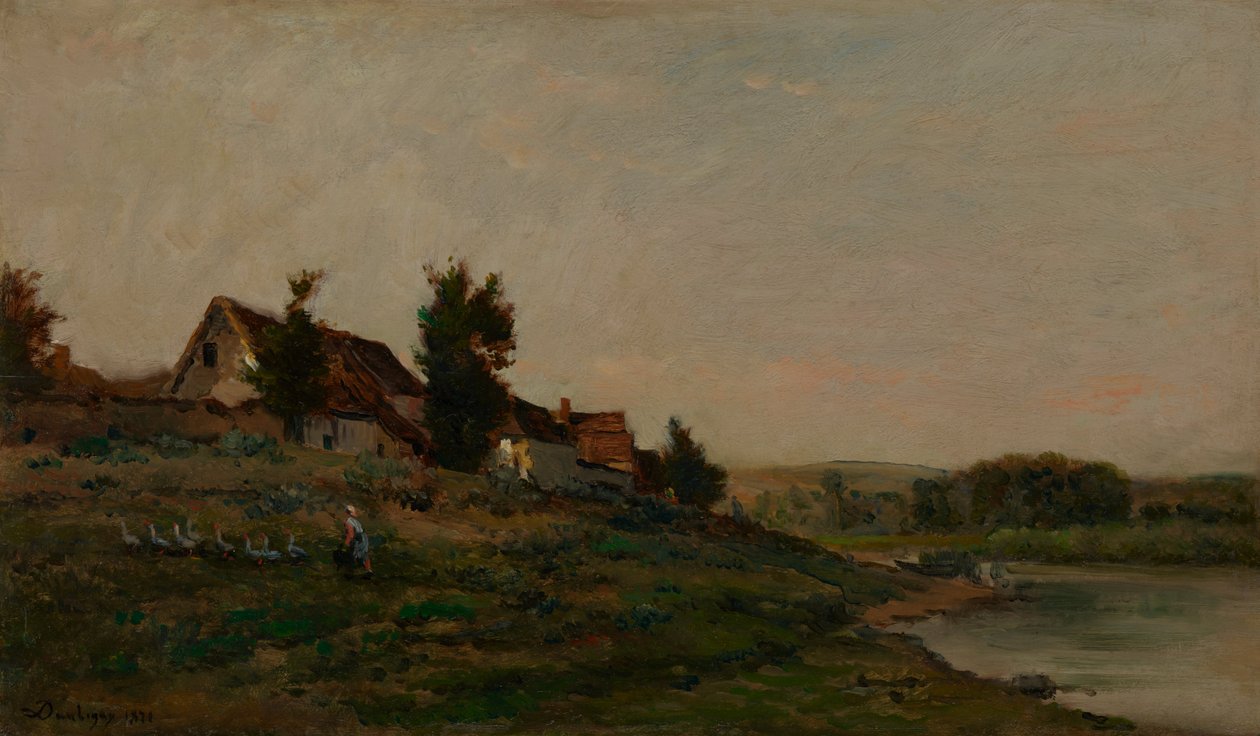 Le Chaumière - Charles Francois Daubigny