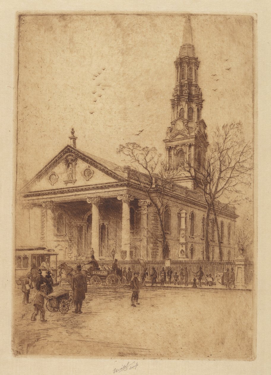 Saint-Paul, Broadway, N.Y. - Charles Frederick William Mielatz