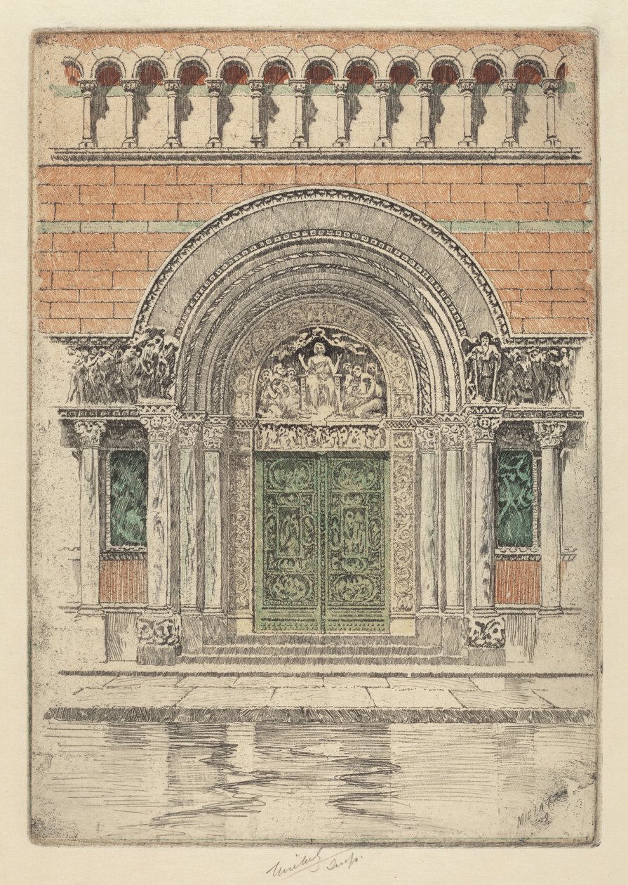 La porte, Saint-Barthélemy - Charles Frederick William Mielatz
