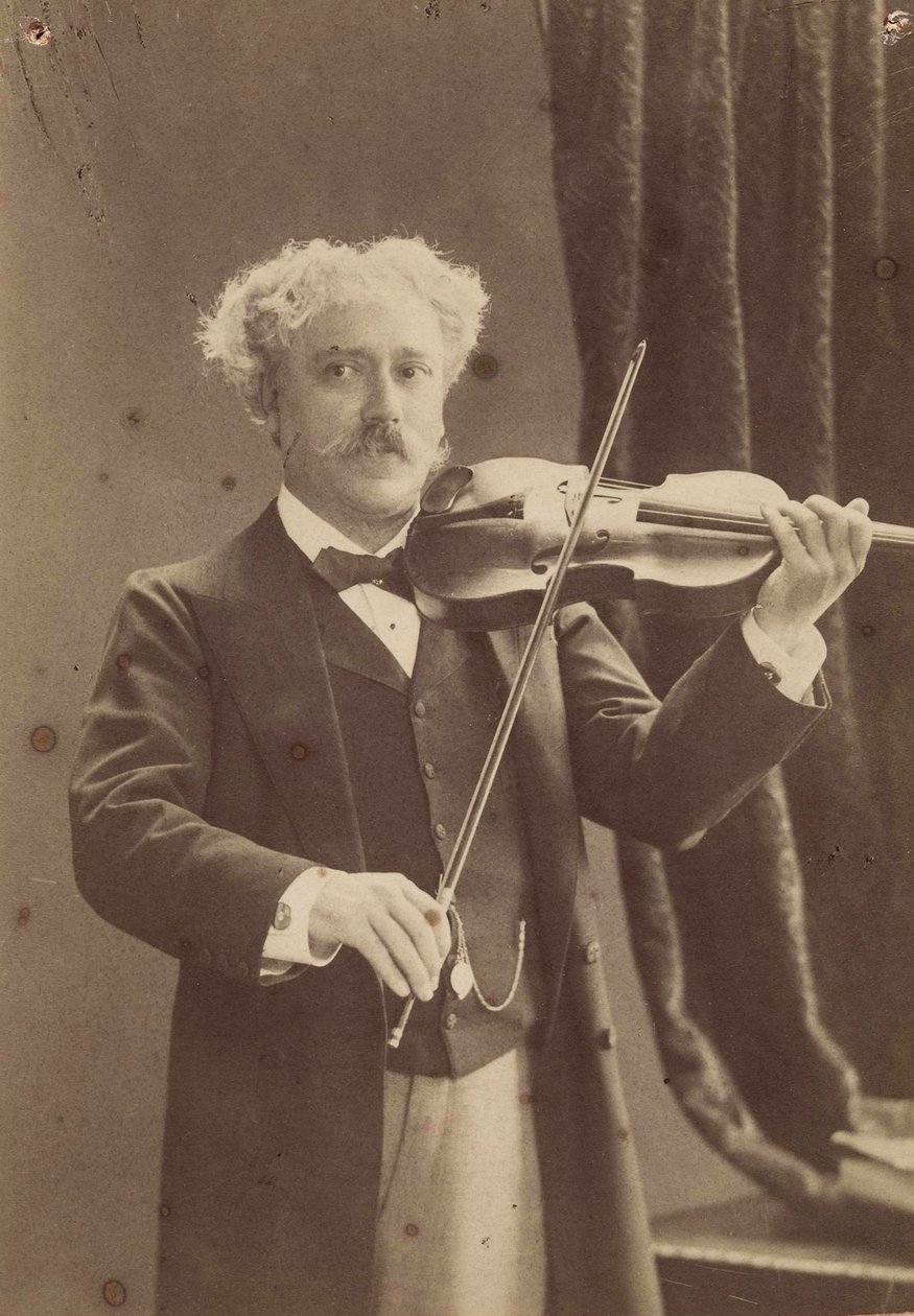 Portrait du violoniste et compositeur Pablo de Sarasate 1844-1908, vers 1890 - Charles Gerschel