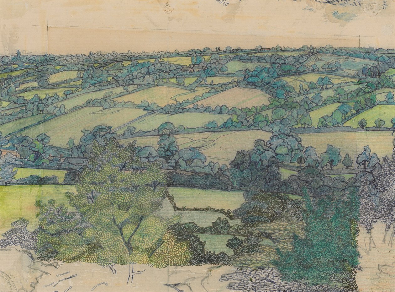 Applehayes, c.1912 - Charles Ginner