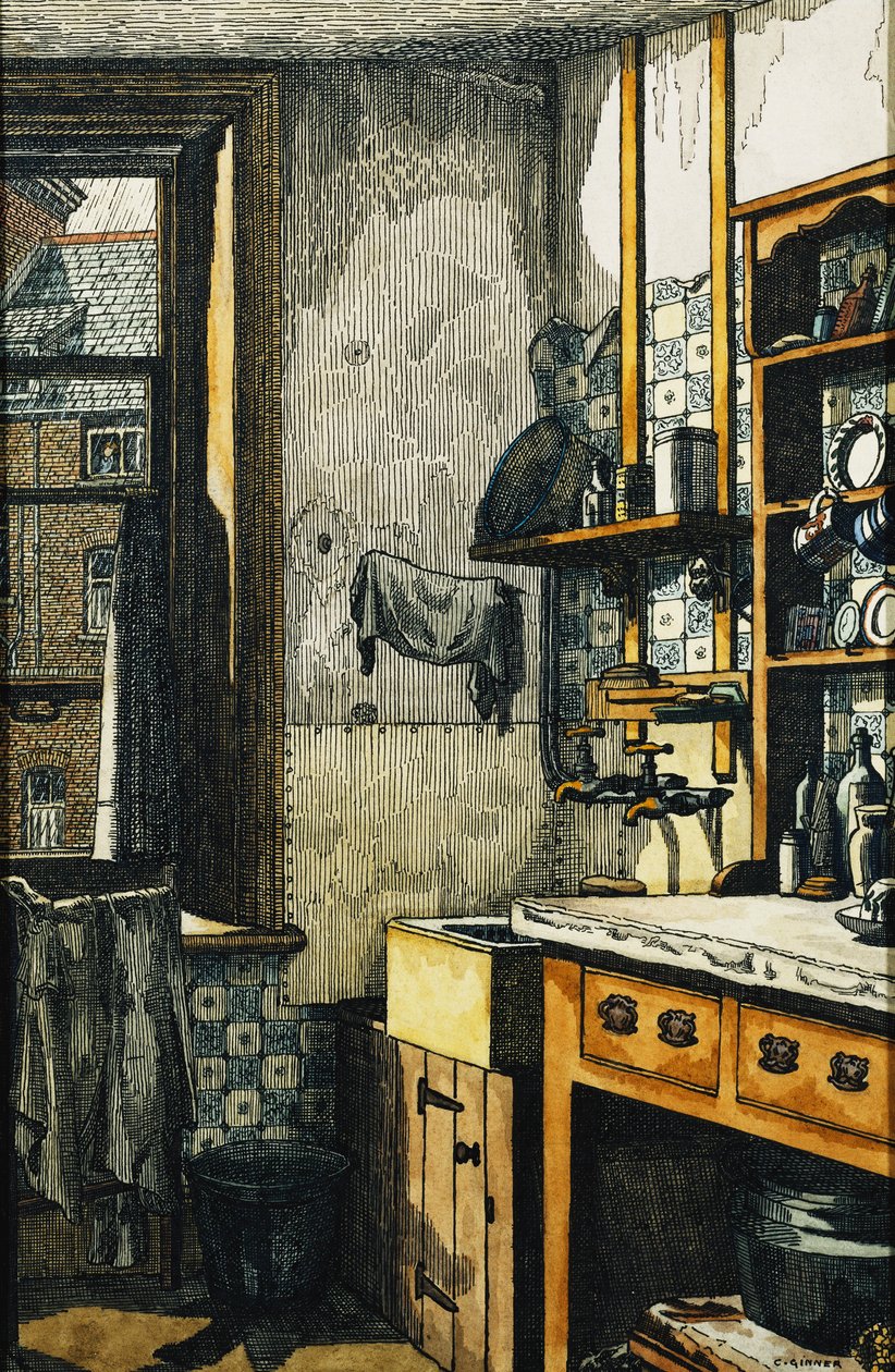 Le coin de la cuisine - Charles Ginner
