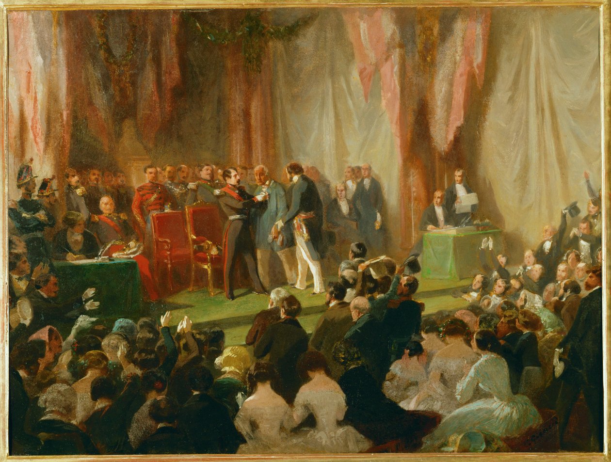 Louis Napoléon Bonaparte, prince président puis empereur III ... (huile sur toile) - Charles Giraud