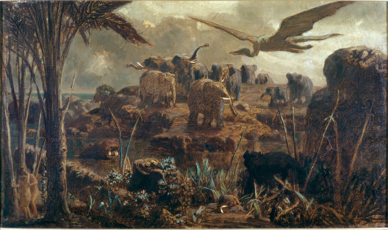Les éléphants - Charles Gleyre